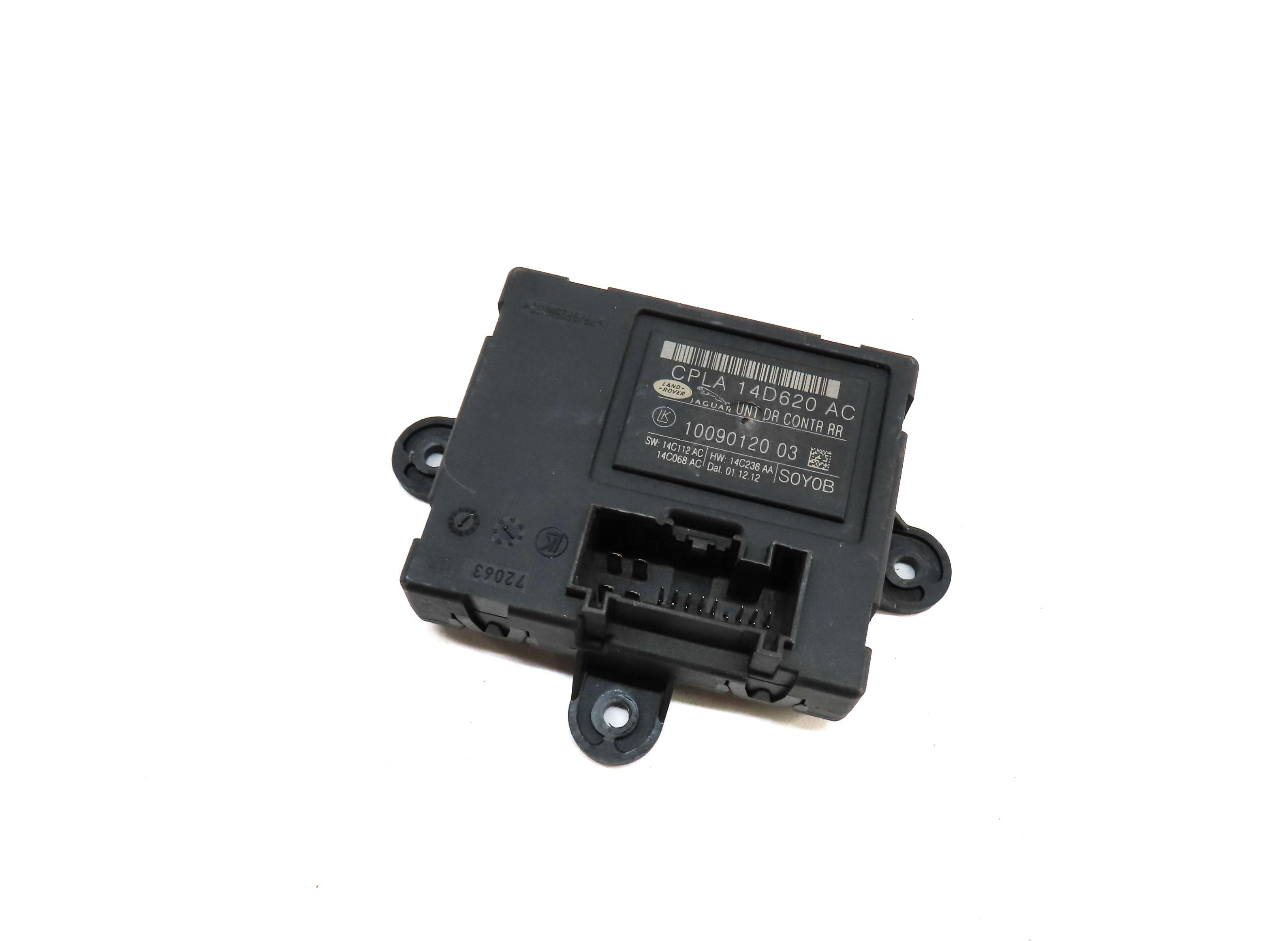 2013 LAND RANGE ROVER (L405) REAR LEFT DOOR CONTROL MODULE CPLA14D620AC — exact item pictured
