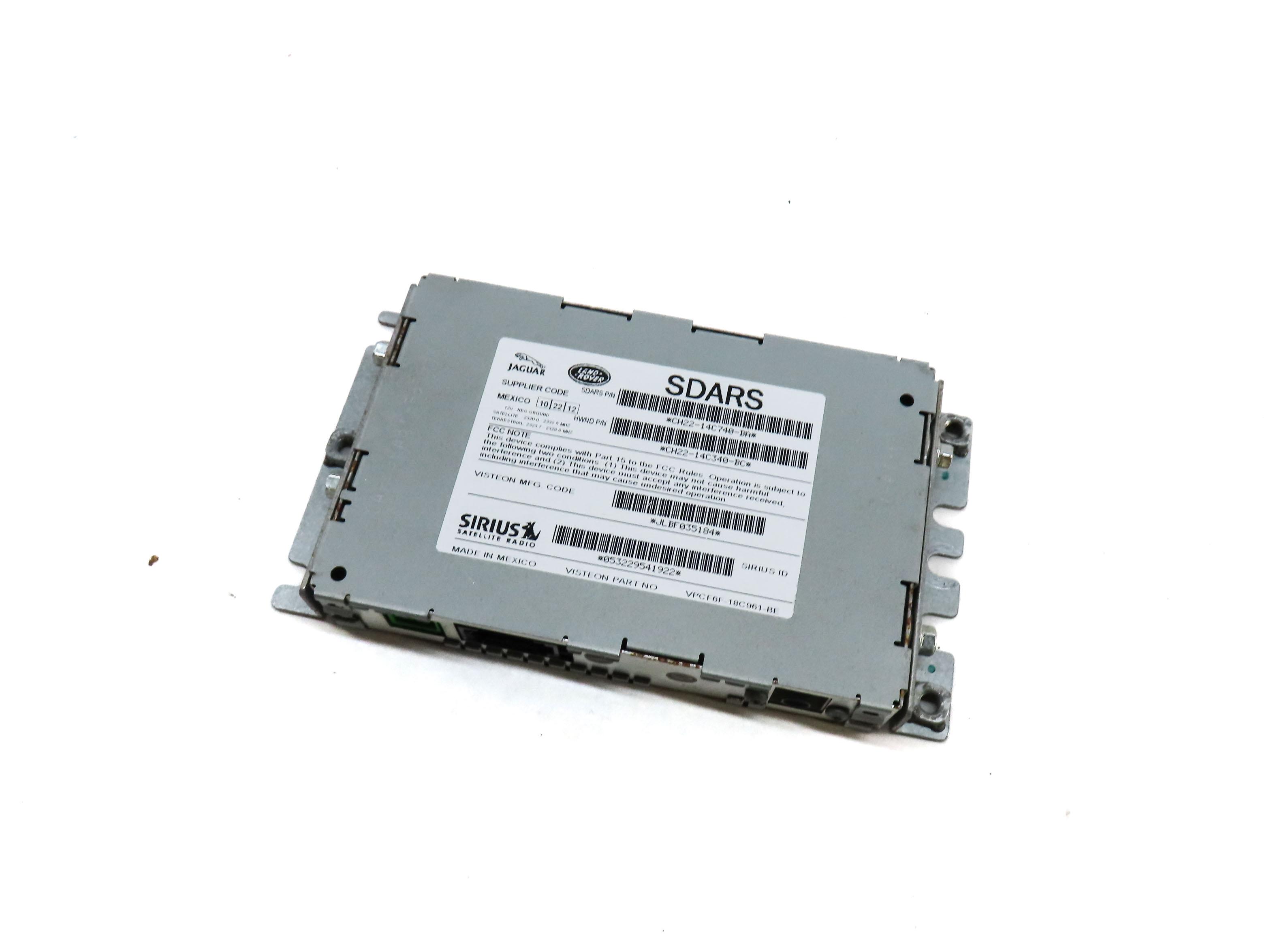 2012-2013 LR4 RANGE ROVER SPORT EVOQUE (L320 L538) SIRIUS SATELLITE RADIO MODULE — exact item pictured