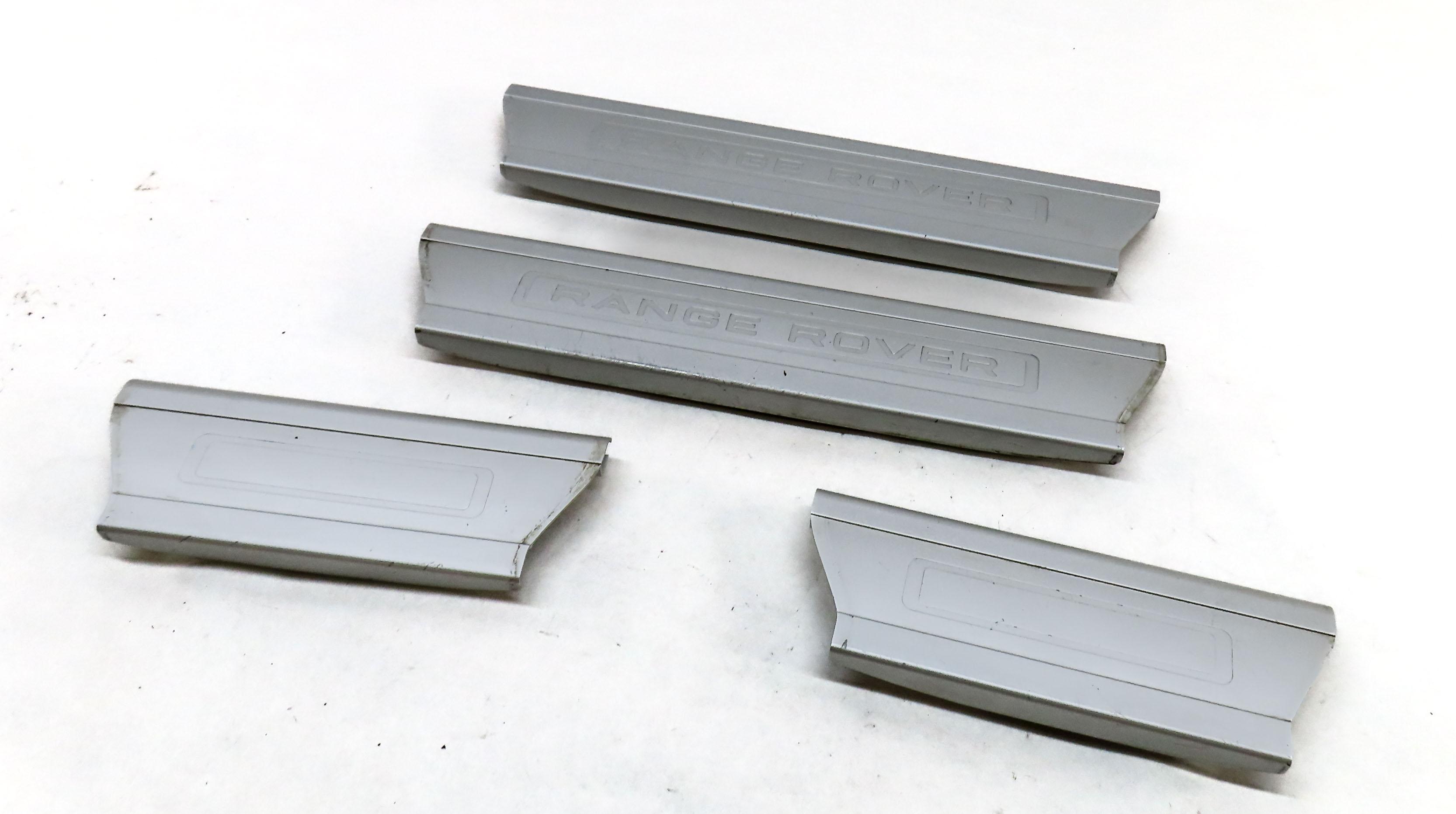 2013 LAND RANGE ROVER (L405) FRONT REAR LEFT RIGHT DOOR SILL SCUFF PLATES SET 4 — exact item pictured