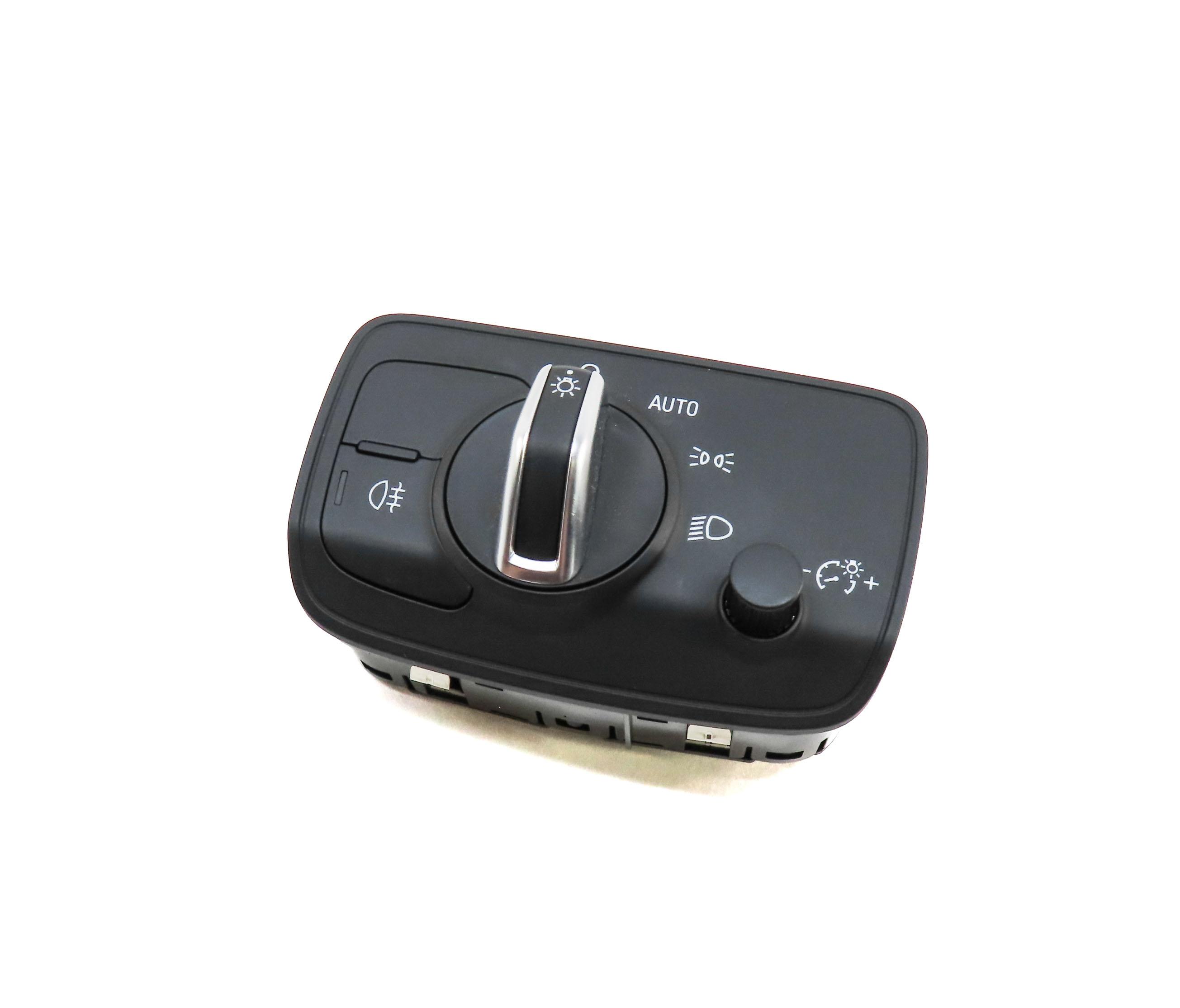 2016 AUDI A3 (8V) HEADLIGHT HEAD LIGHT LAMP DASH SWITCH CONTROL KNOB (BLACK) — exact item pictured