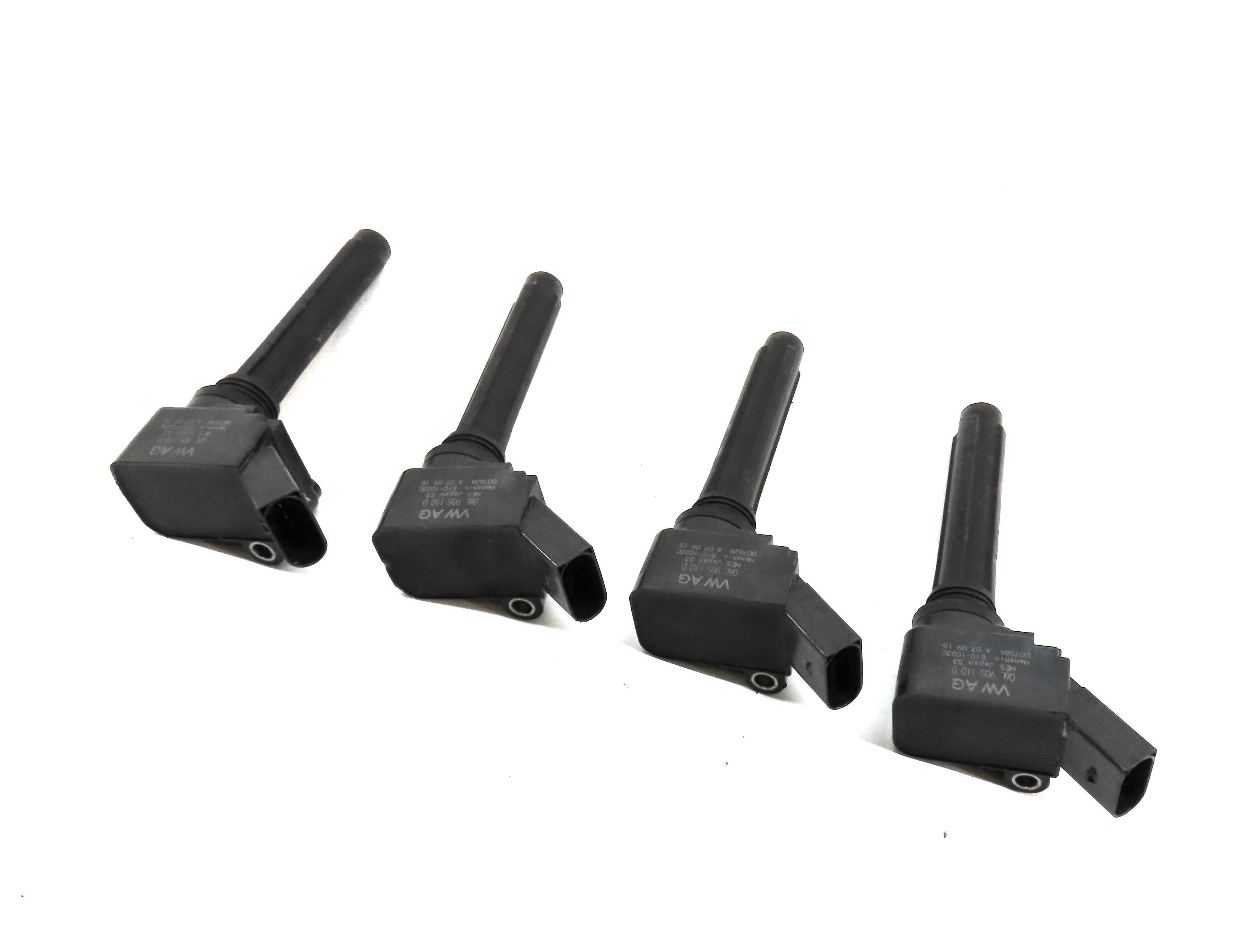 2015-2017 AUDI A3 A4 A6 (8V B9 C7) 1.8T / 2.0T TURBO MOTOR IGNITION COIL SET (4) — exact item pictured