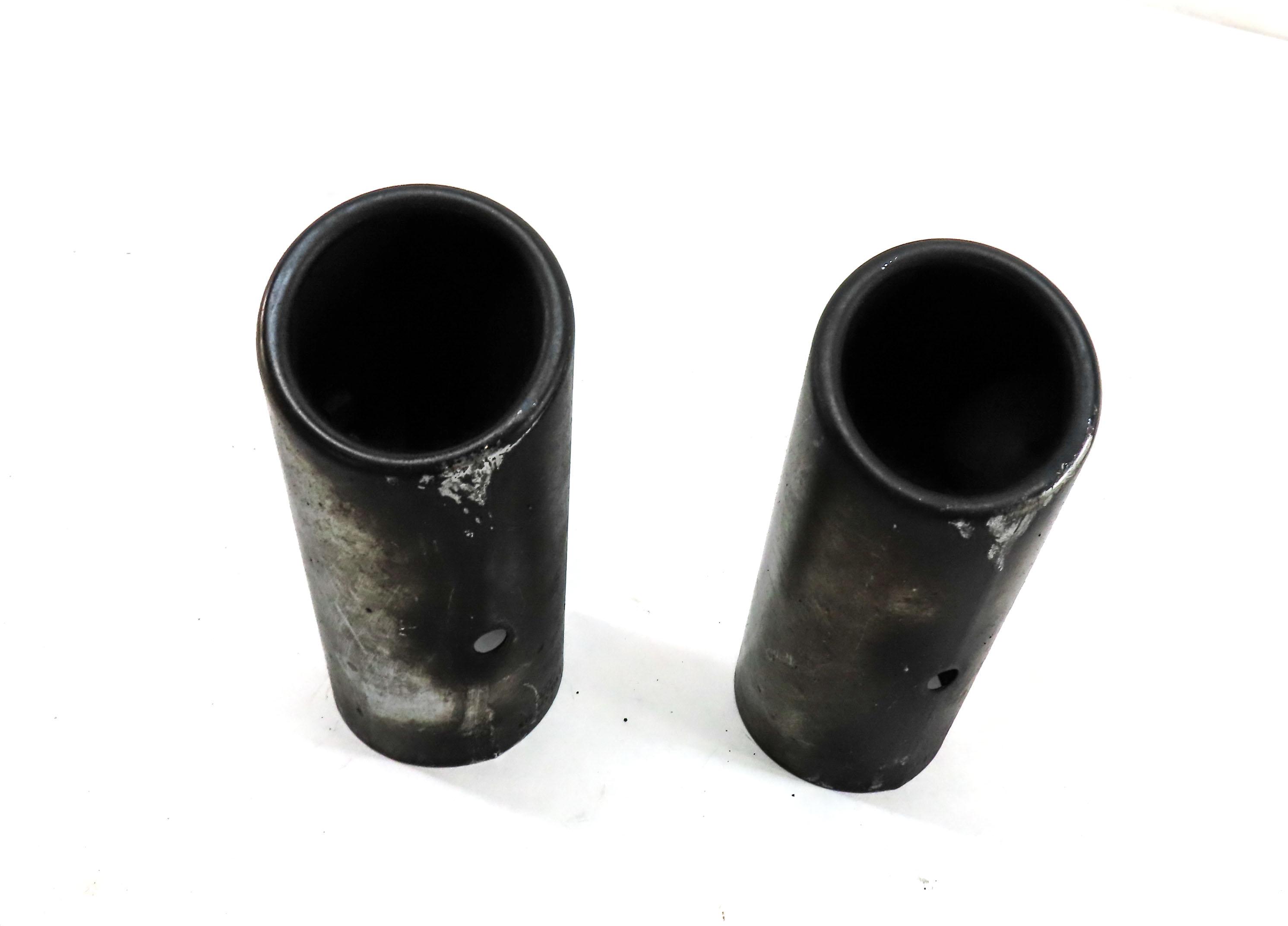 2016 AUDI A3 (8V) 1.8L TURBO ENGINE REAR LEFT & RIGHT MUFFLER EXHAUST TIP SET 2 — exact item pictured