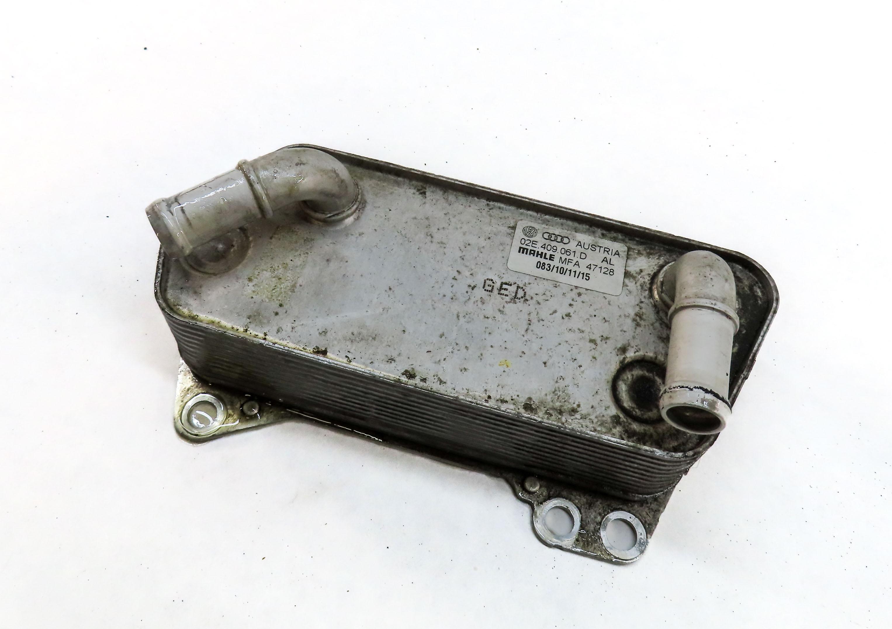 2016 AUDI A3 (8V) 1.8L TURBO AUTO AUTOMATIC TRANSMISSION OIL COOLER 02E409061D — exact item pictured