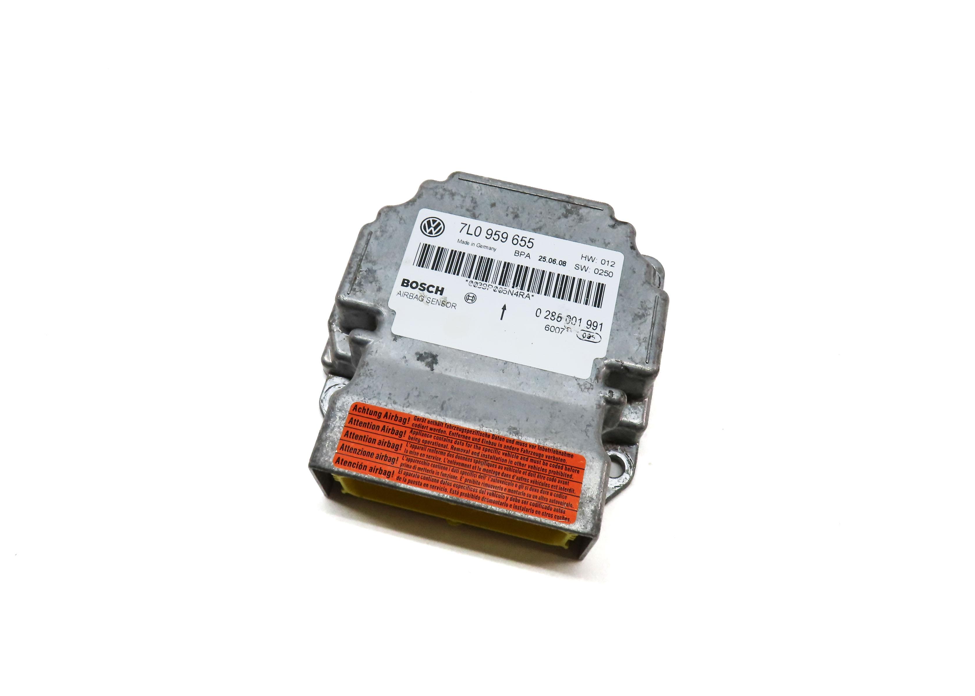 2008-2010 PORSCHE CAYENNE (957) PRIMARY SRS BAGG CONTROL MODULE — exact item pictured