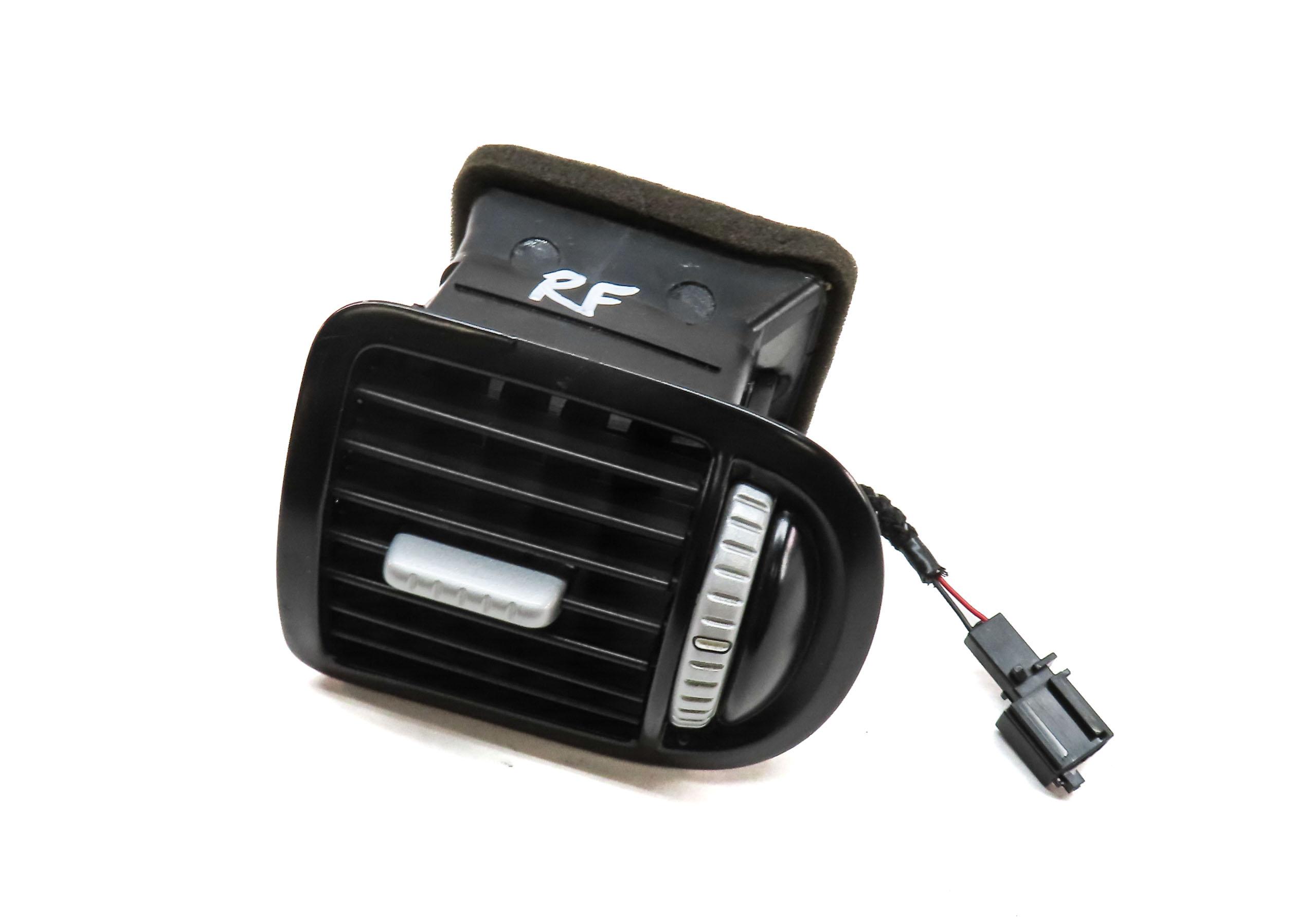 2009 PORSCHE CAYENNE (957) FRONT RIGHT DASH A/C HEATER AIR VENT (BLACK & SILVER) — exact item pictured