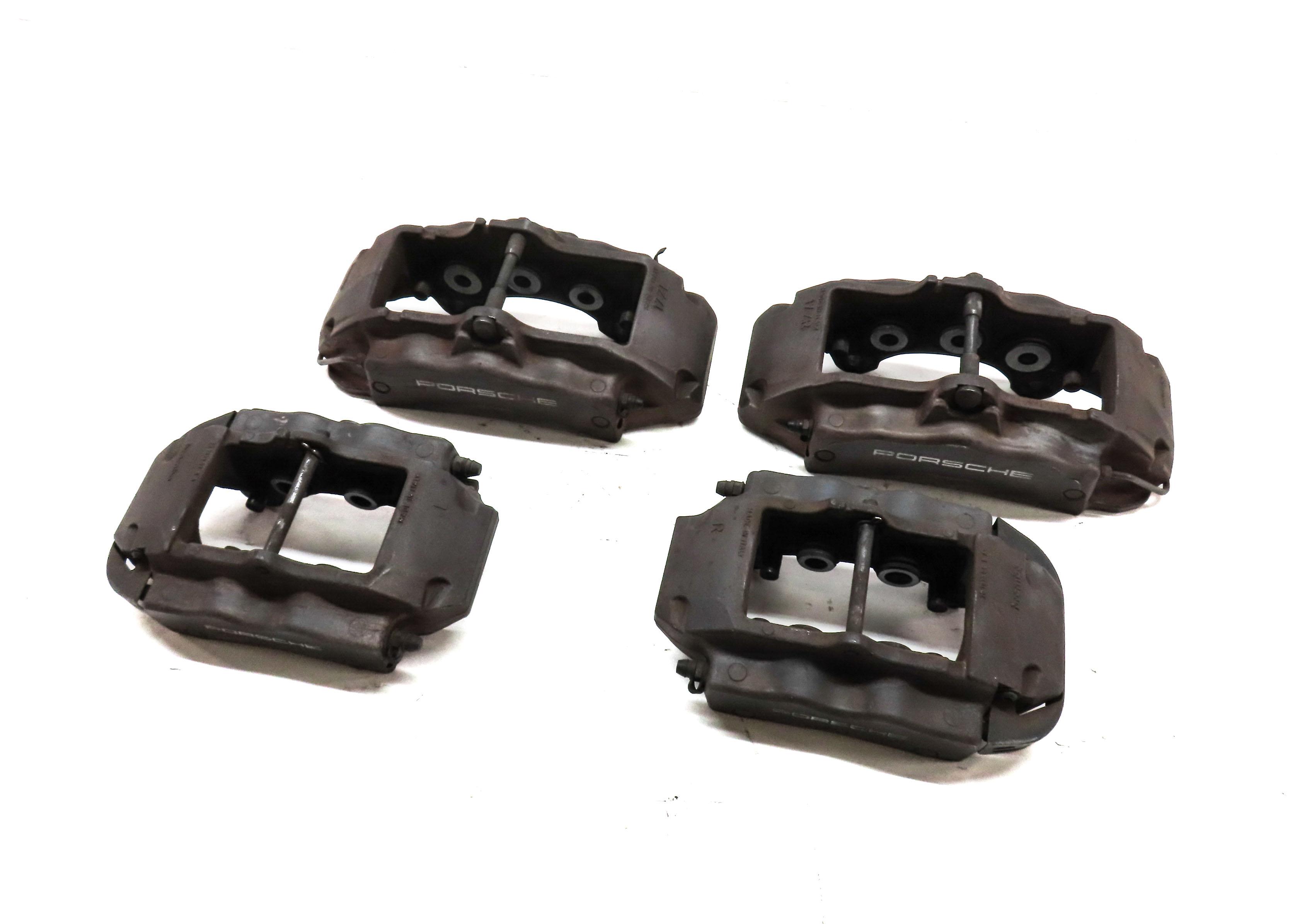 2008-2010 PORSCHE CAYENNE (957) FRONT & REAR BREMBO BRAKE CALIPER SET-4 (12.99") — exact item pictured