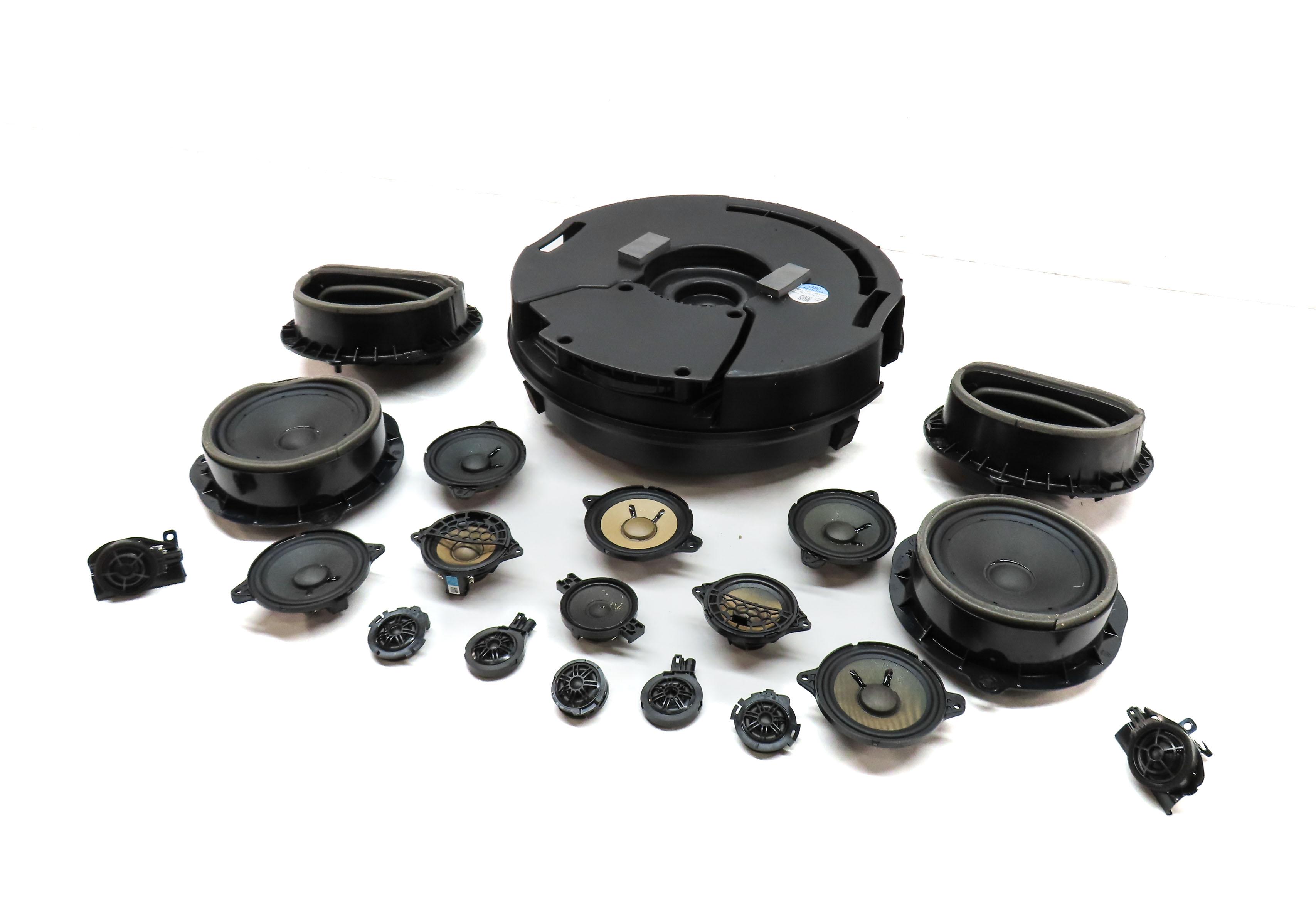 2018 AUDI Q5 FY 80A FRONT REAR LEFT RIGHT WOOFER MIDRANGE TWEETER SPEAKER SET 20 — exact item pictured