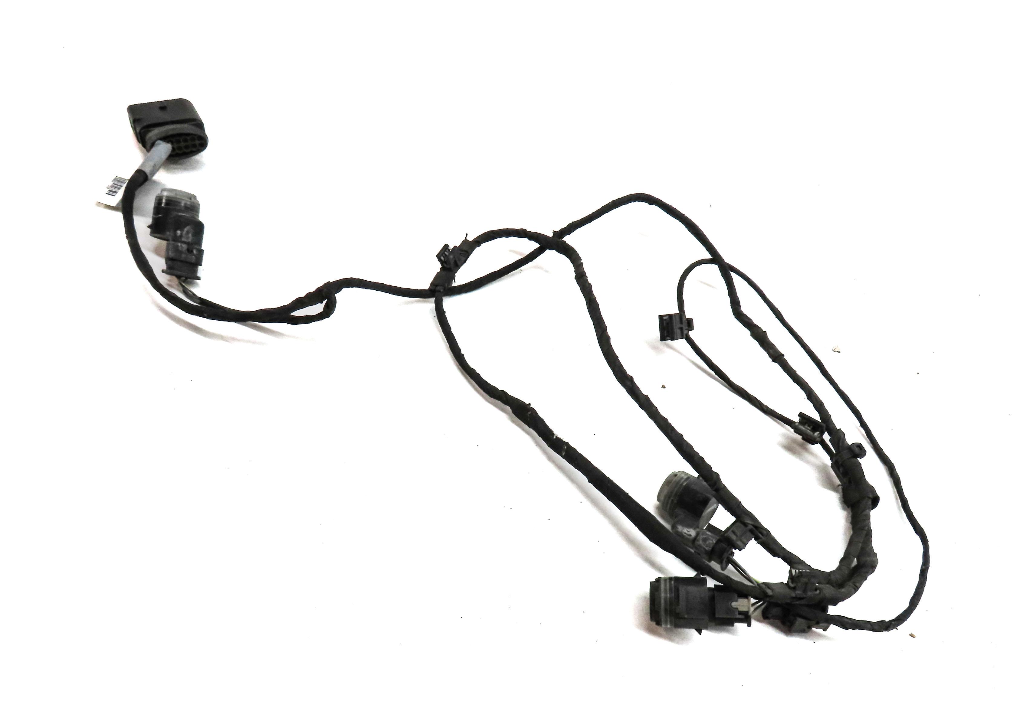 2018 AUDI Q5 (FY 80A) FRONT PARK ASSIST PDC SENSOR SET3 (WHITE) & WIRE HARNESS — exact item pictured