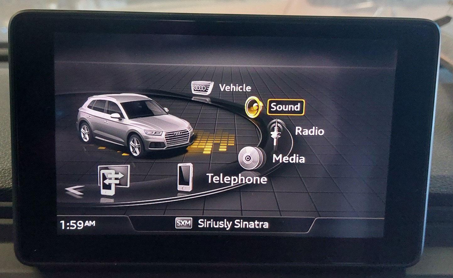 18-20 AUDI Q5 SQ5 (FY 80A) RADIO GPS NAVIGATION MEDIA DISPLAY SCREEN (7 INCH) — exact item pictured