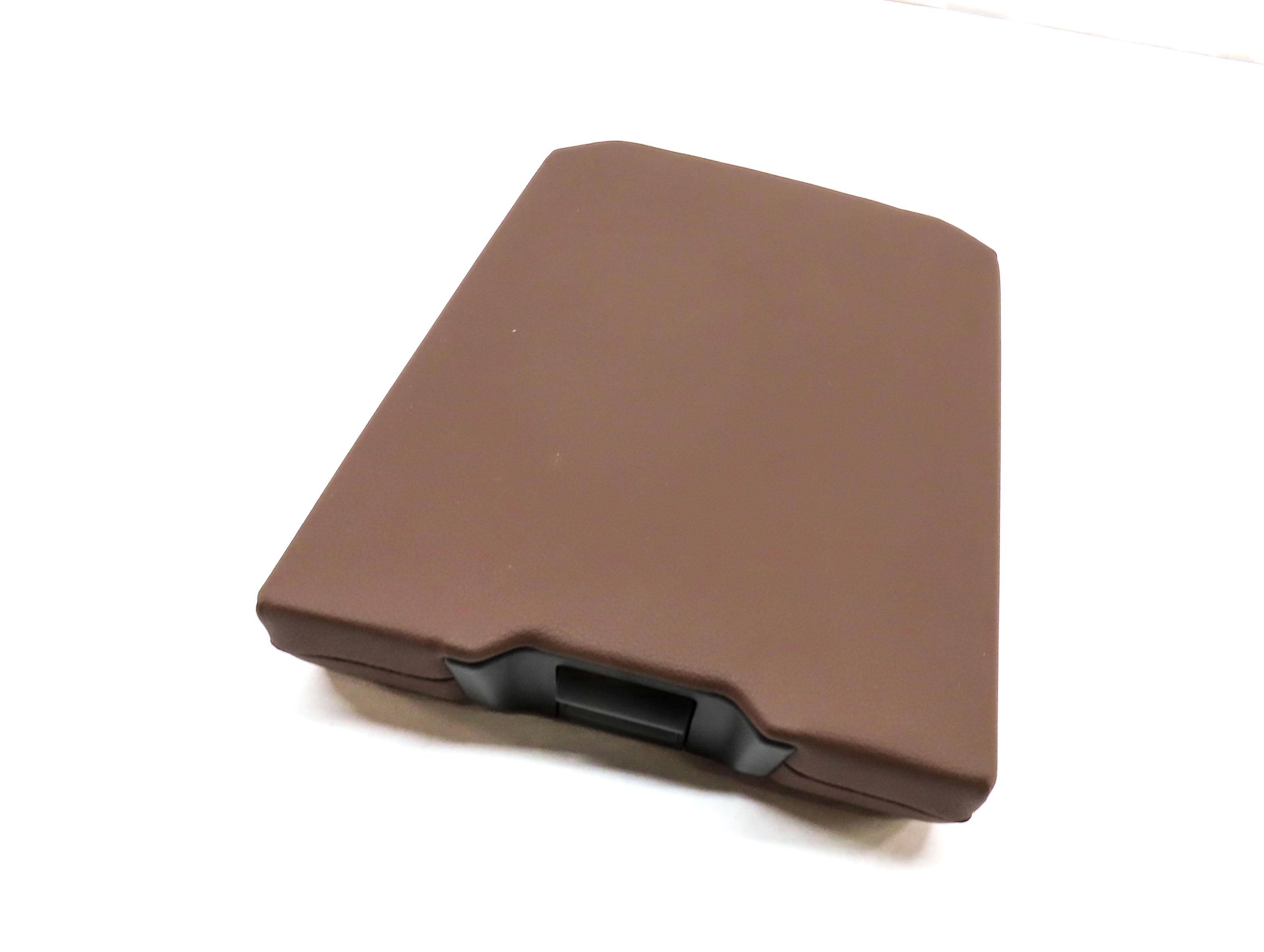 2018 AUDI Q5 (FY 80A) REAR SEAT CENTER FOLD DOWN ARM REST & CUPHOLDER (BROWN) — exact item pictured