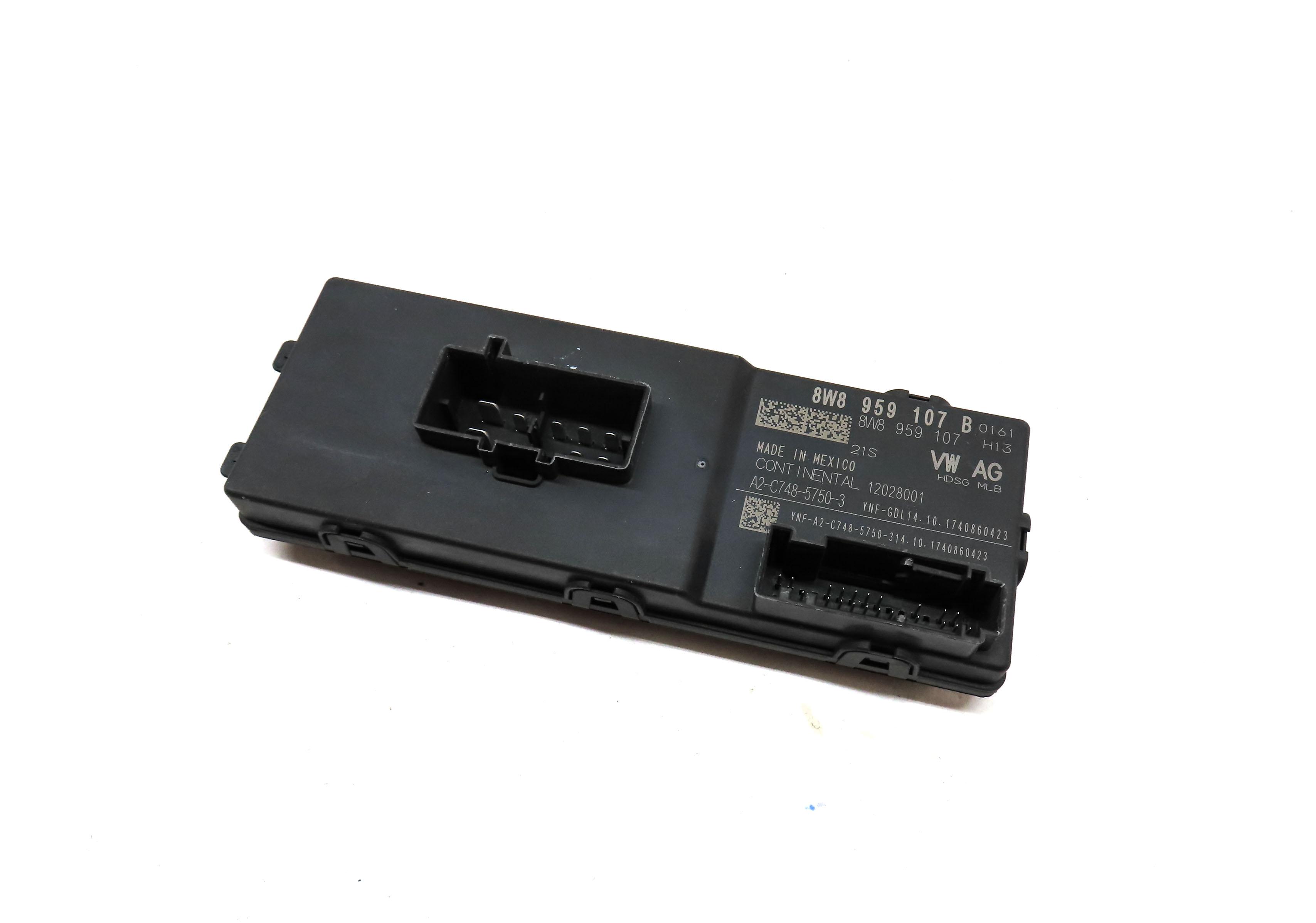 2018 AUDI Q5 (FY 80A) REAR HATCH TAILGATE TRUNK CONTROL MODULE 8W8959107B — exact item pictured
