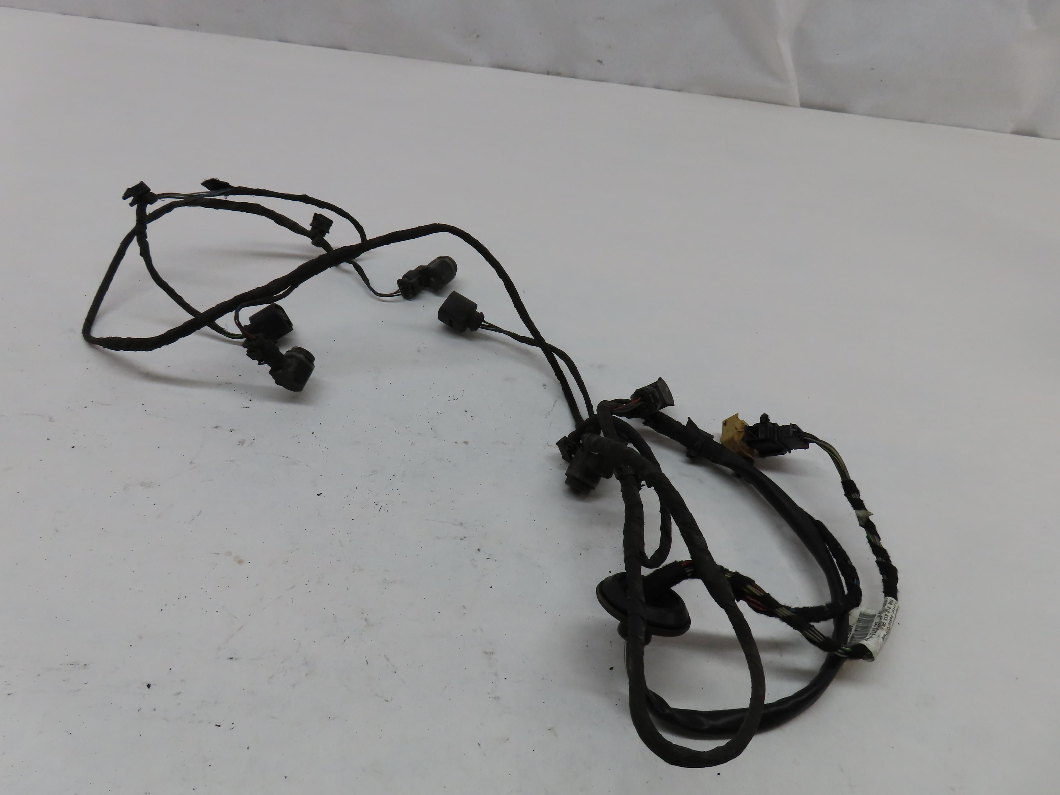 2013 AUDI Q5 B8 8R REAR PARK ASSIST PDC SENSOR SET4 (BLUE) & WIRE WIRING HARNESS — exact item pictured