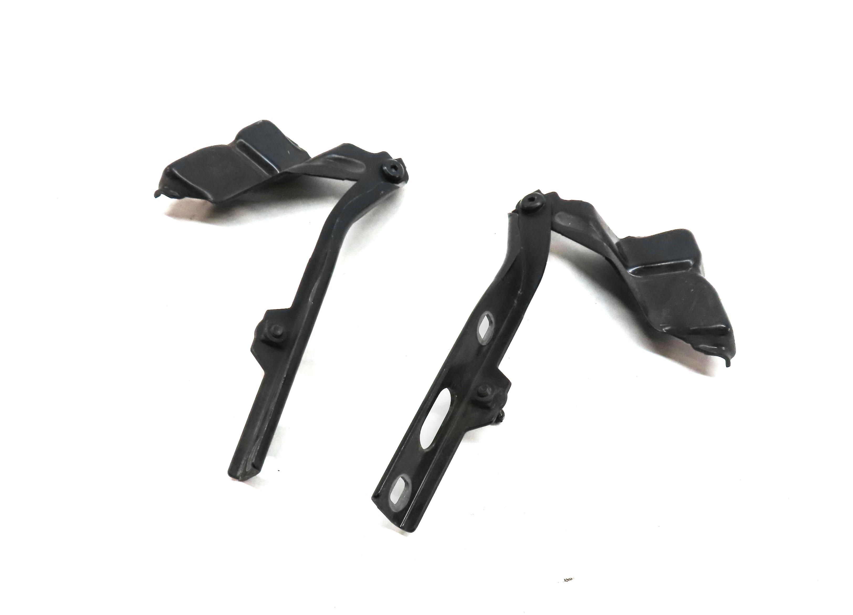 09-17 AUDI Q5 SQ5 (B8 8R) FRONT LEFT & RIGHT HOOD HINGE SET-2 (MOONLIGHT BLUE) — exact item pictured