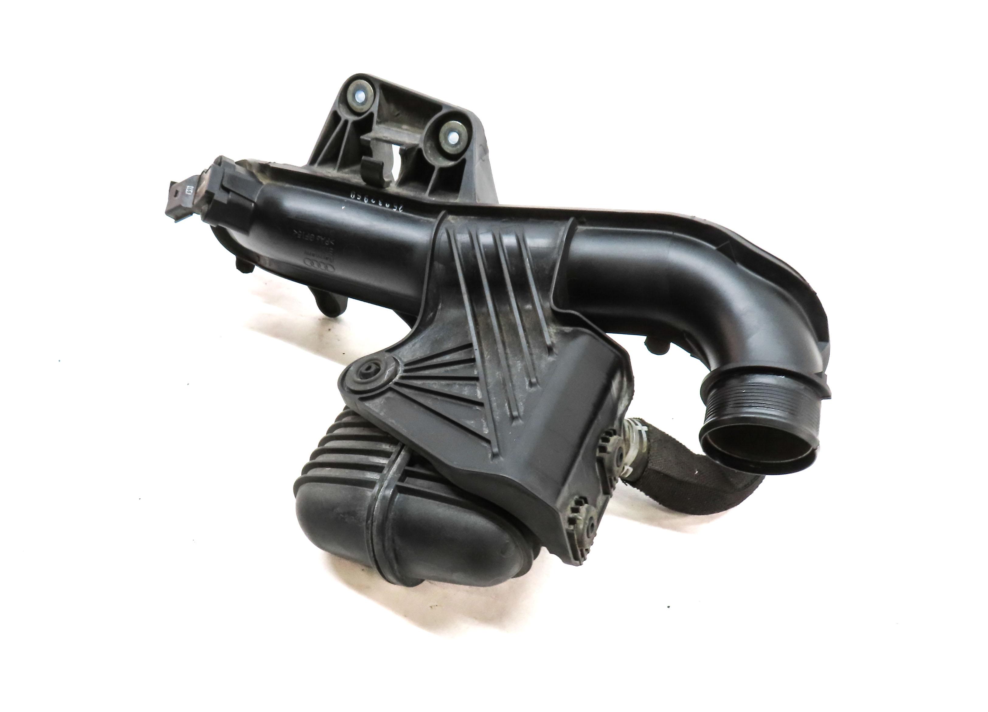 2013 AUDI Q5 B8 8R 2.0L ENGINE AIR INTAKE INTERCOOLER PRESSURE PIPE & DAMPER BOX — exact item pictured