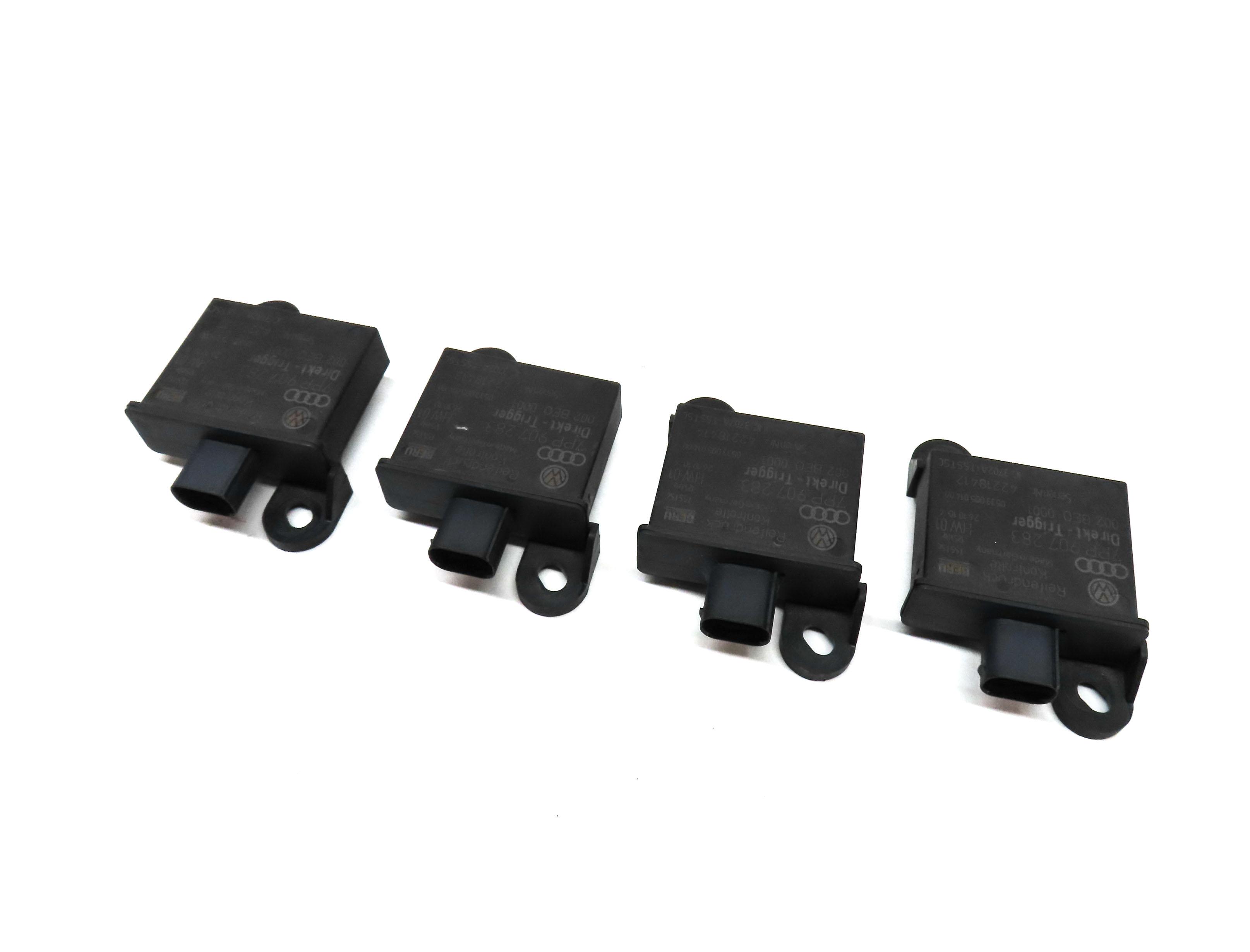 2011 PORSCHE PANAMERA (958) TIRE PRESSURE MONITORING TPMS TRIGGER MODULE SET 4 — exact item pictured