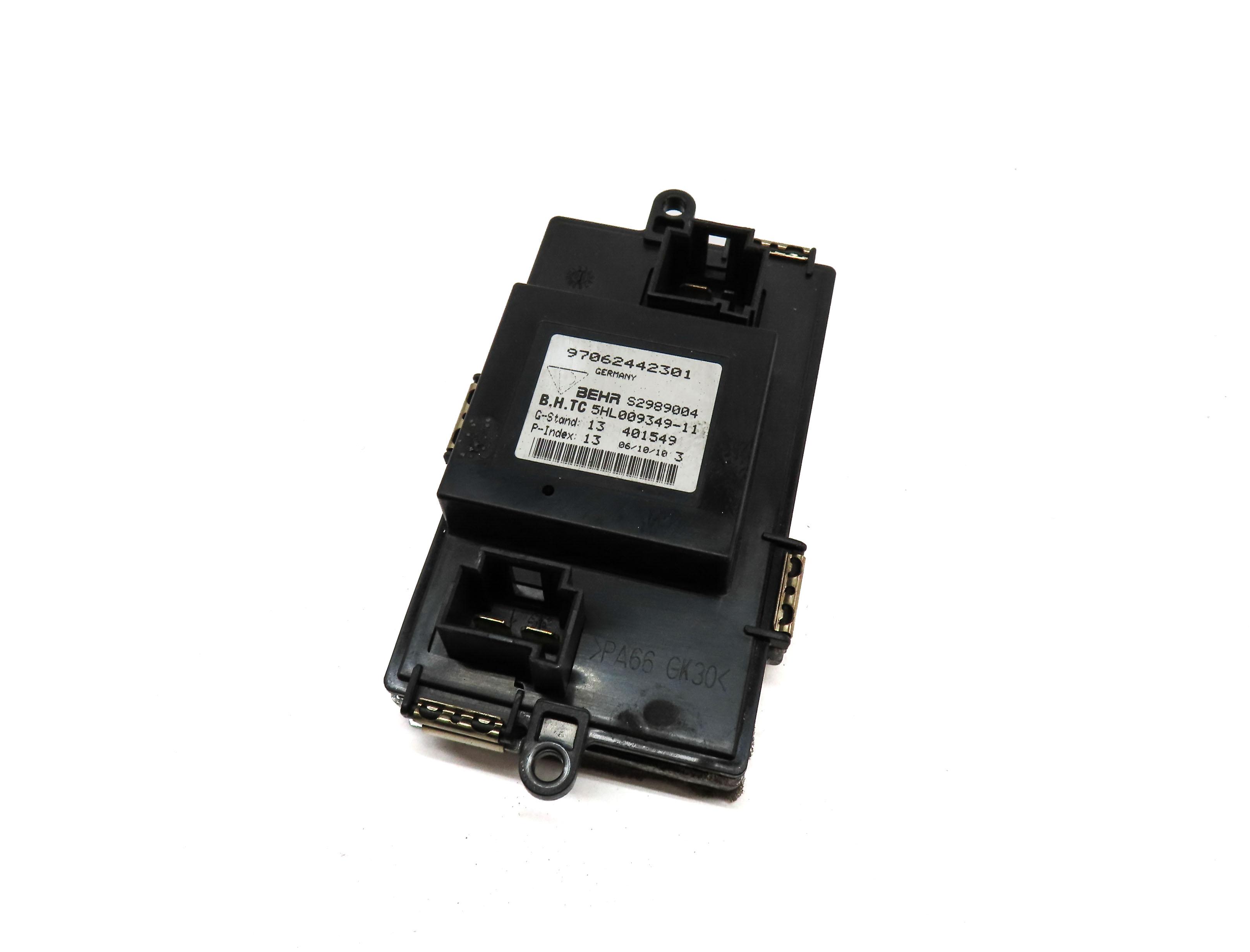 2011 PORSCHE PANAMERA (958) FRONT HVAC A/C HEATER BLOWER MOTOR RESISTOR — exact item pictured