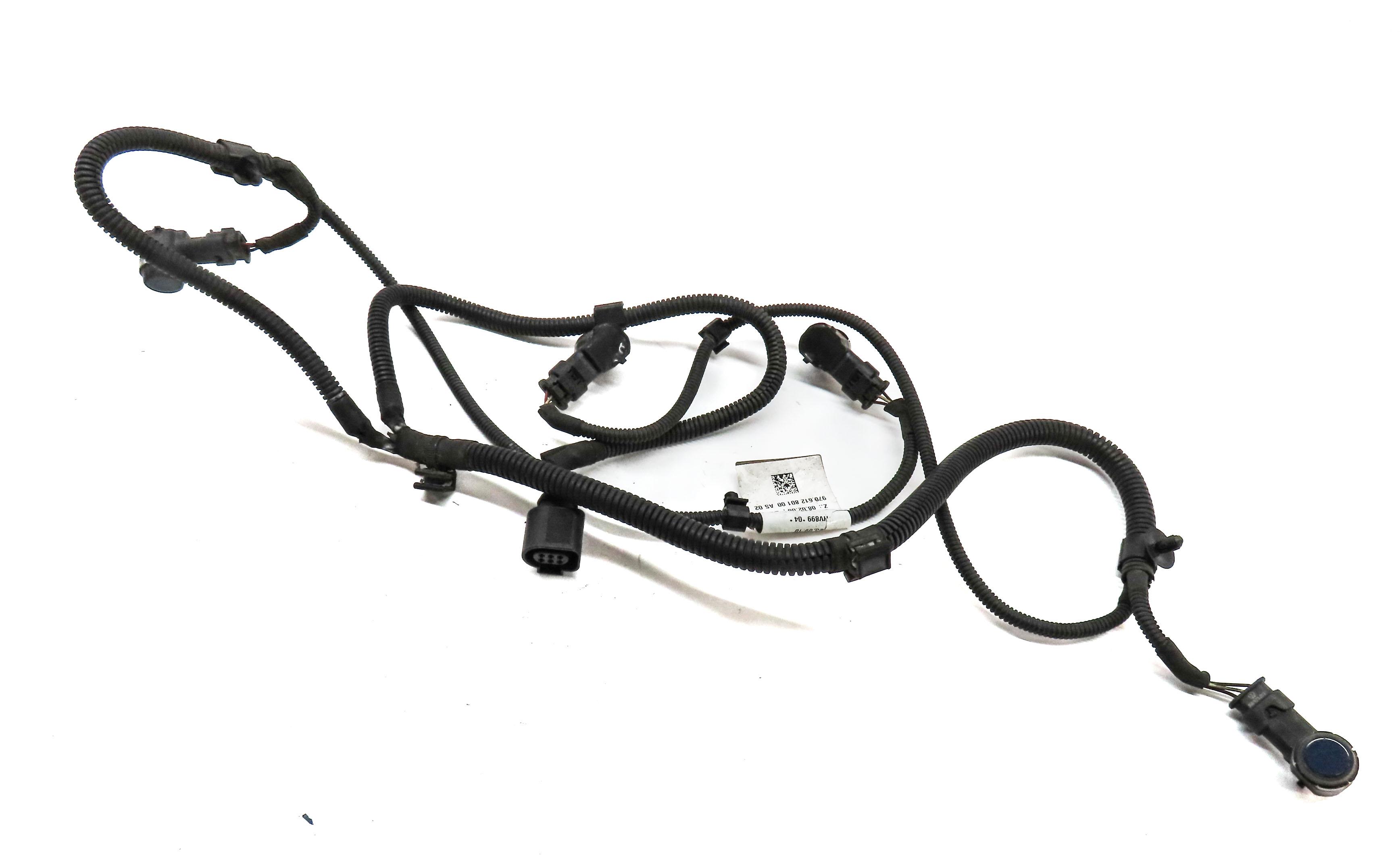 2011 PORSCHE PANAMERA (958) REAR PARK ASSIST PDC SENSOR SET4 (BLUE) w/ HARNESS — exact item pictured
