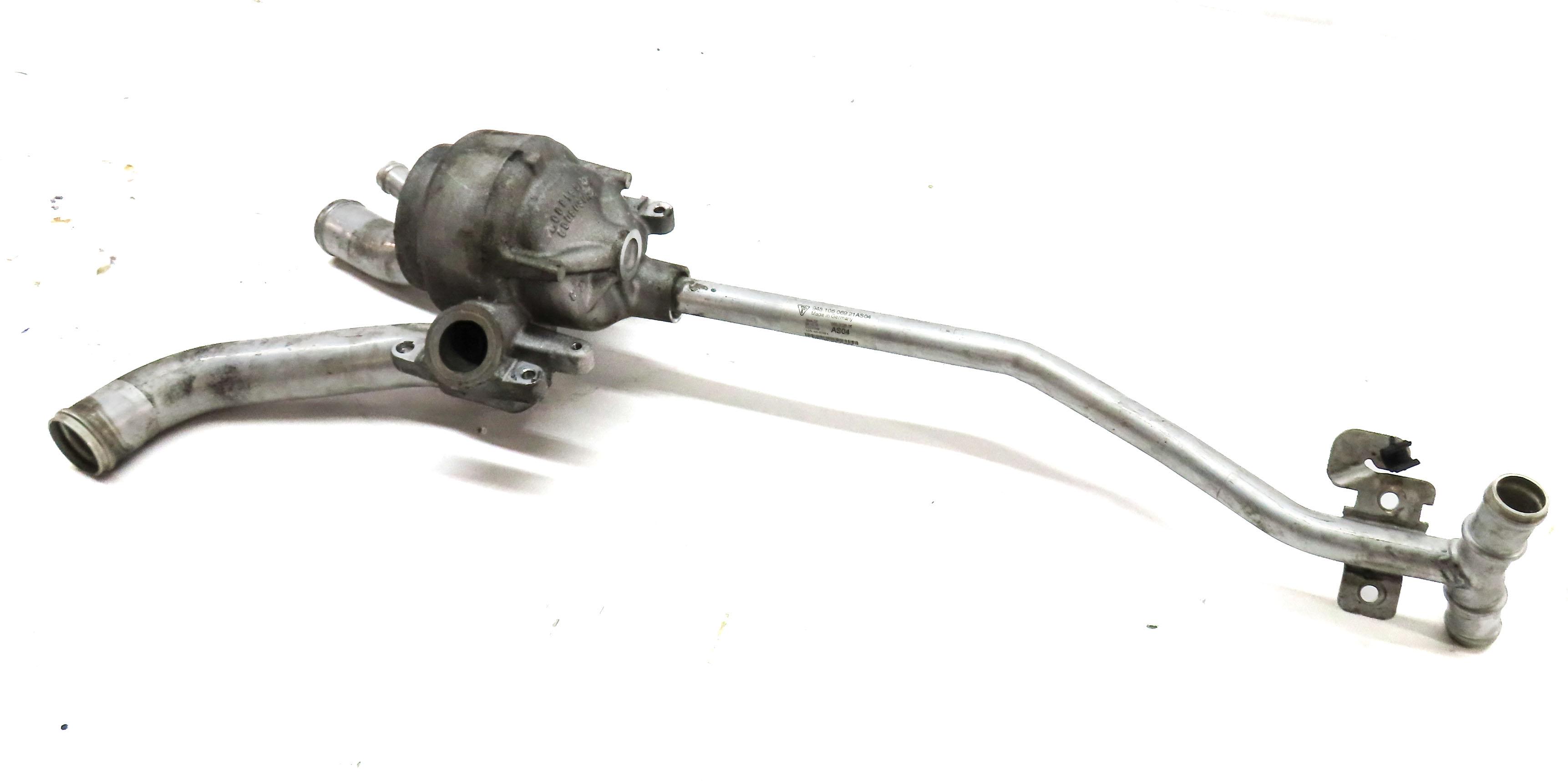 2011 PORSCHE PANAMERA (958) 4.8L M48 NON-TURBO ENGINE THERMOSTAT HOUSING — exact item pictured