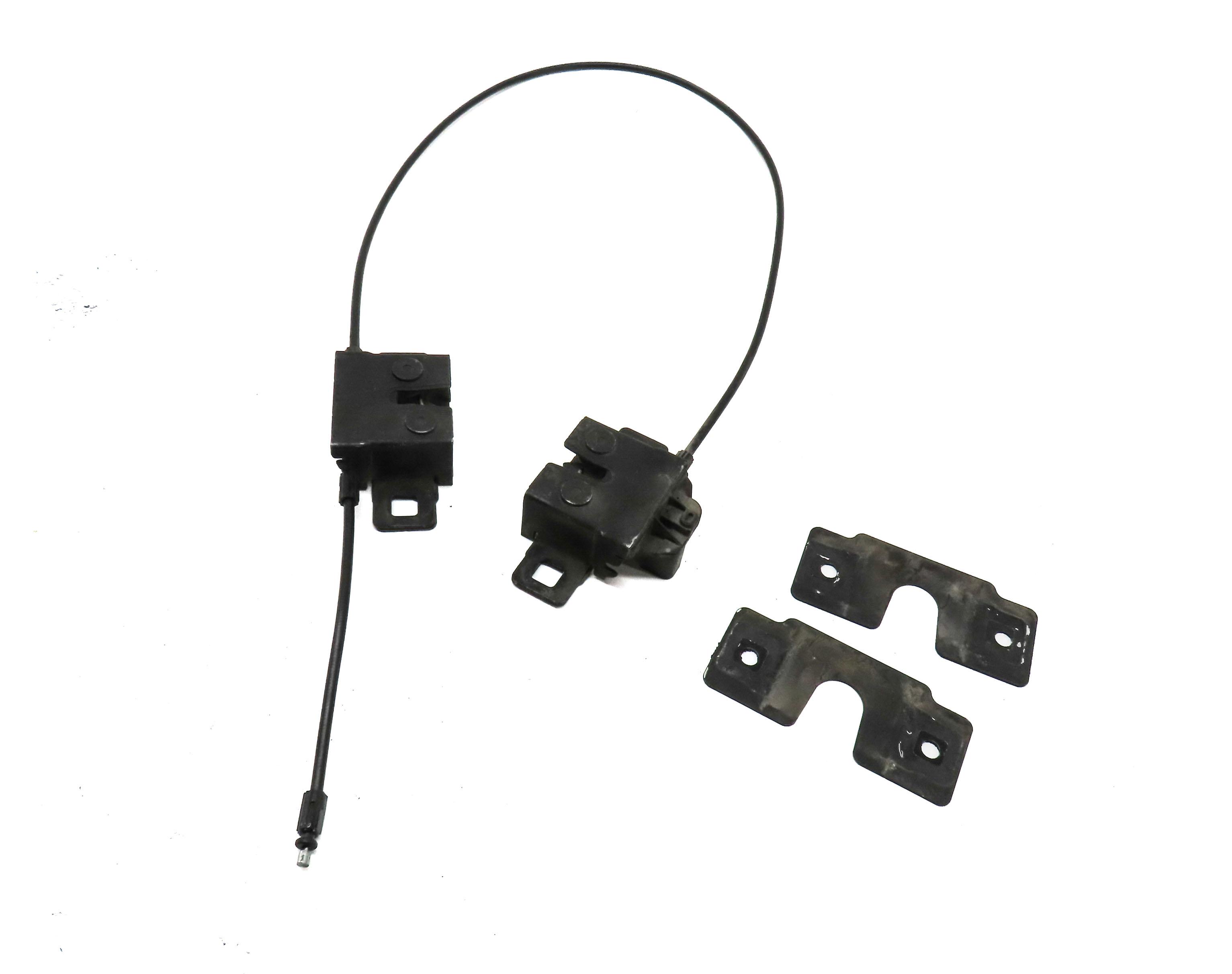 2014 LAND ROVER LR4 FRONT HOOD LEFT & RIGHT LOWER LOCK LATCH SET 2 w/ CABLE — exact item pictured