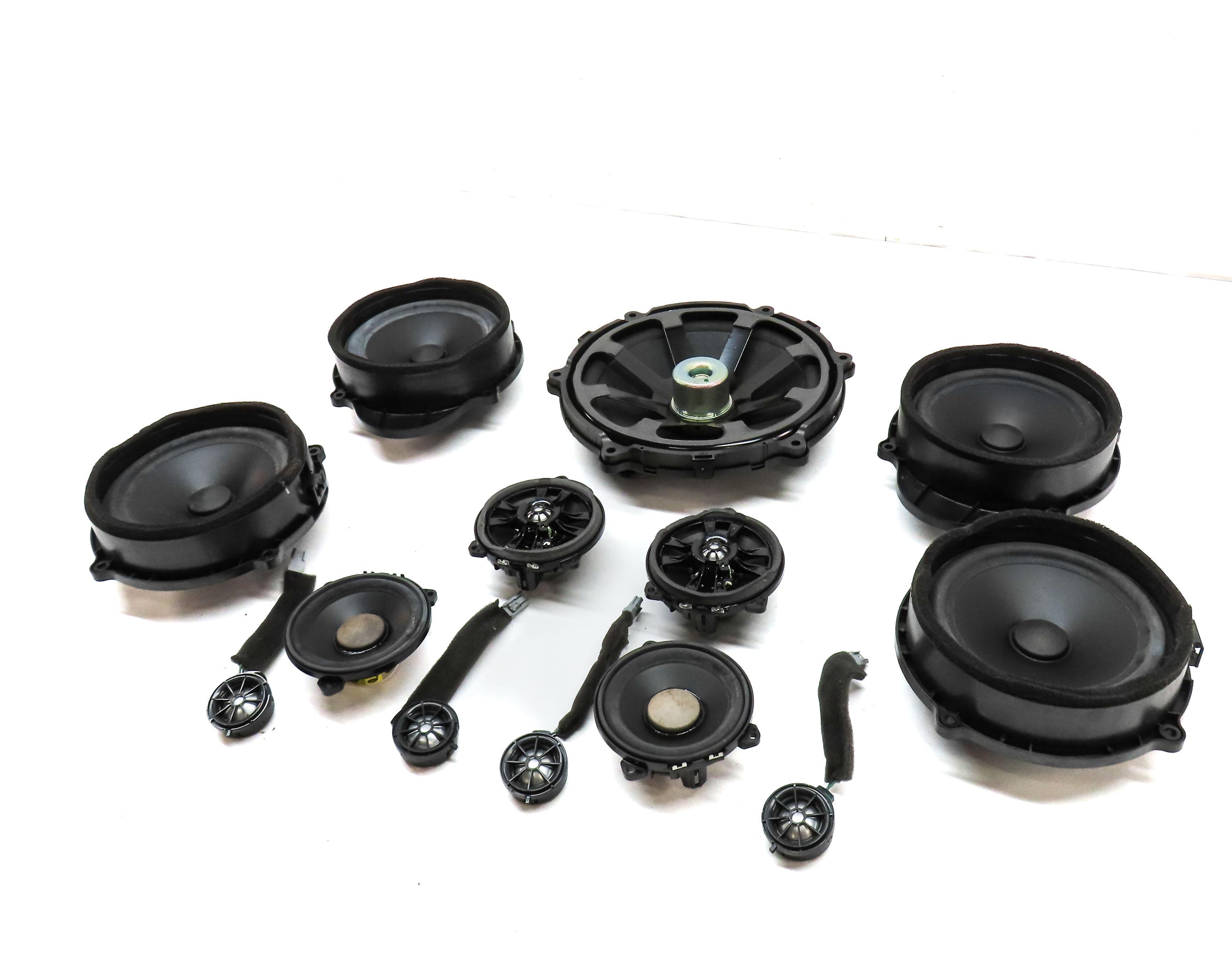 2014 LAND ROVER LR4 WOOFER MIDRANGE TWEETER HARMAN KARDON SPEAKER SET 13 — exact item pictured