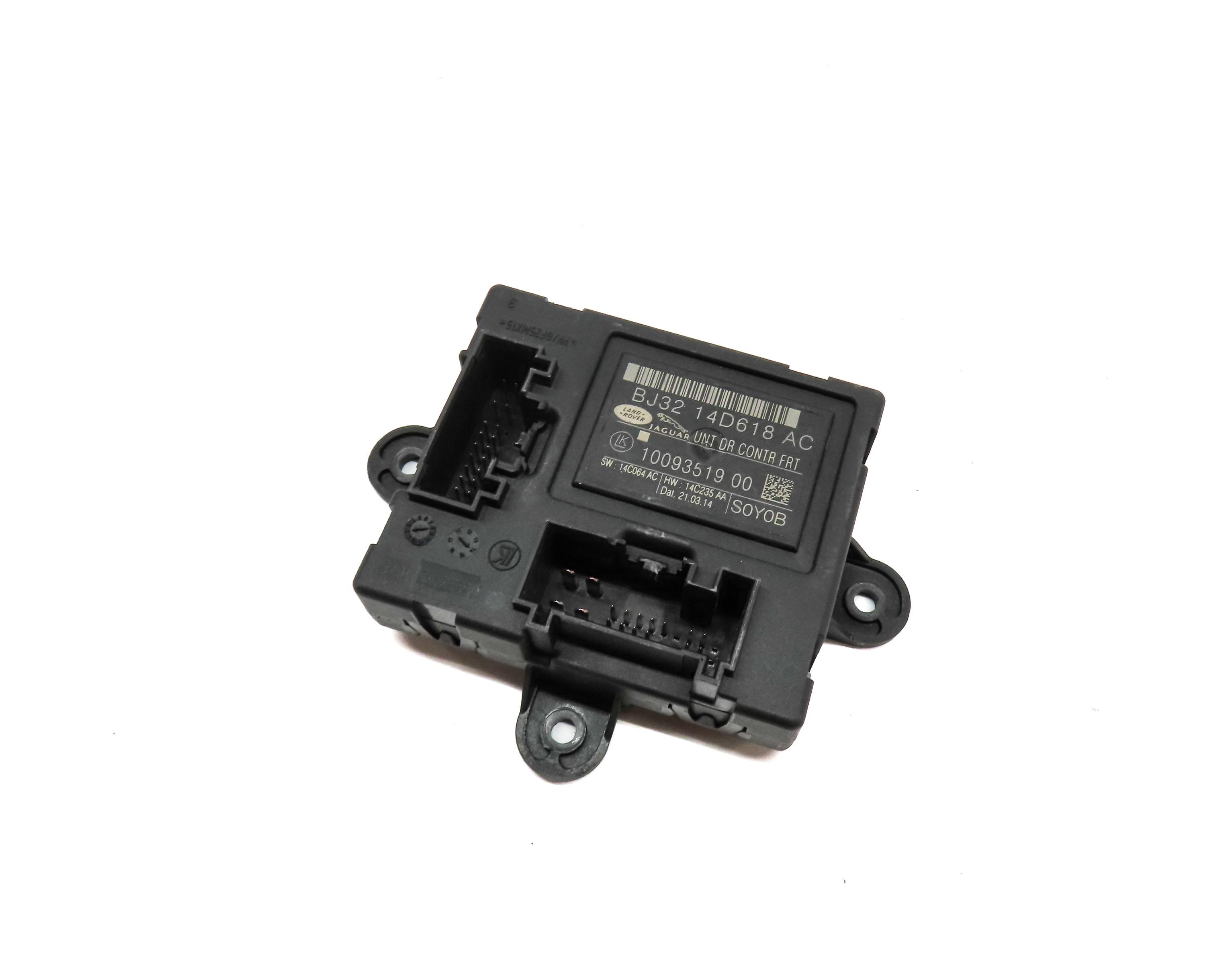 2014 LAND ROVER LR4 FRONT LEFT DRIVER DOOR CONTROL MODULE BJ32-14D618-AC — exact item pictured