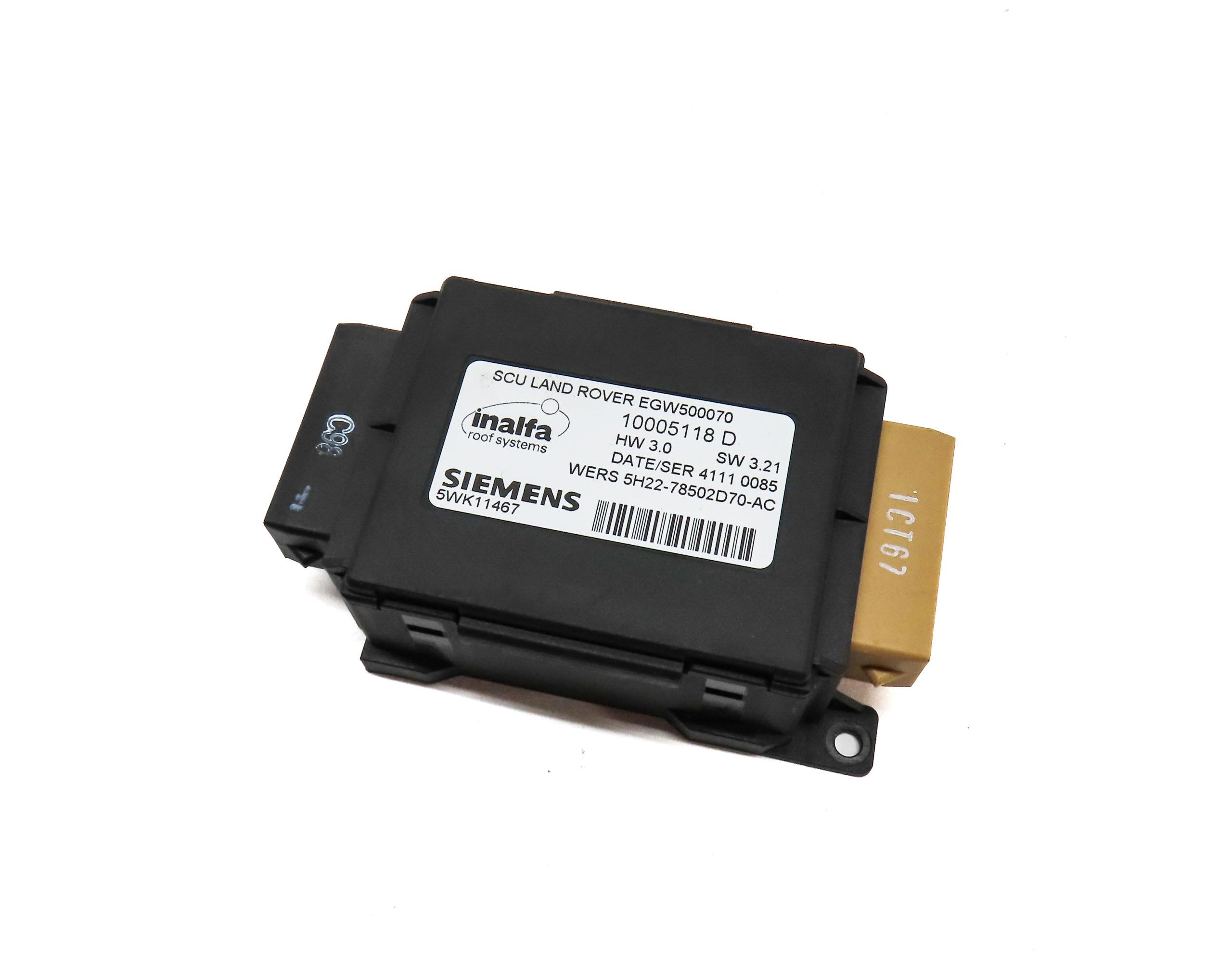 2014 LAND ROVER LR4 SUNROOF SUN ROOF CONTROL MODULE 5H22-78502D70-AC EGW500070 — exact item pictured