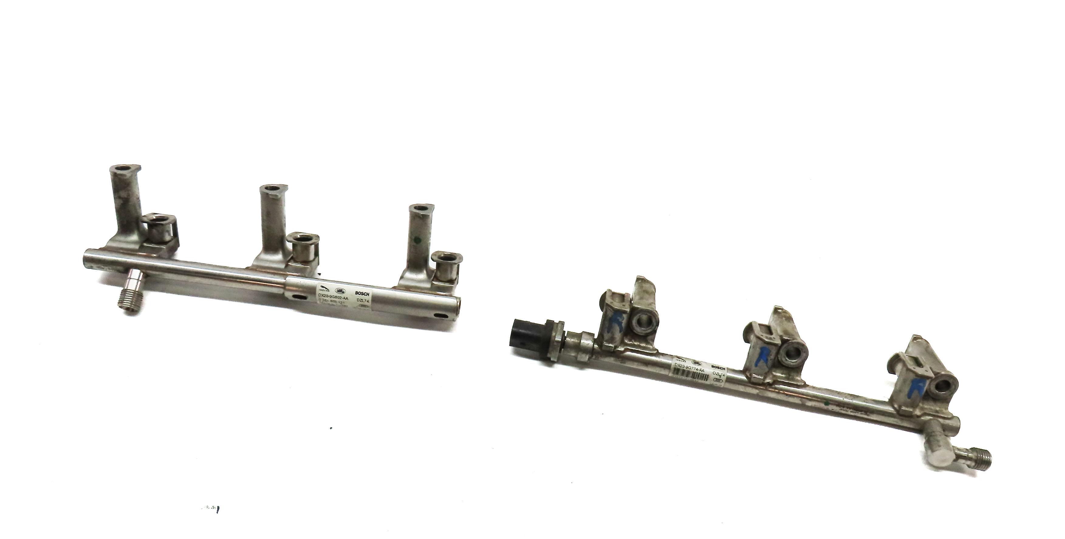 2014 LAND ROVER LR4 3.0L SUPERCHARGED ENGINE LEFT & RIGHT FUEL RAIL SET 2 — exact item pictured
