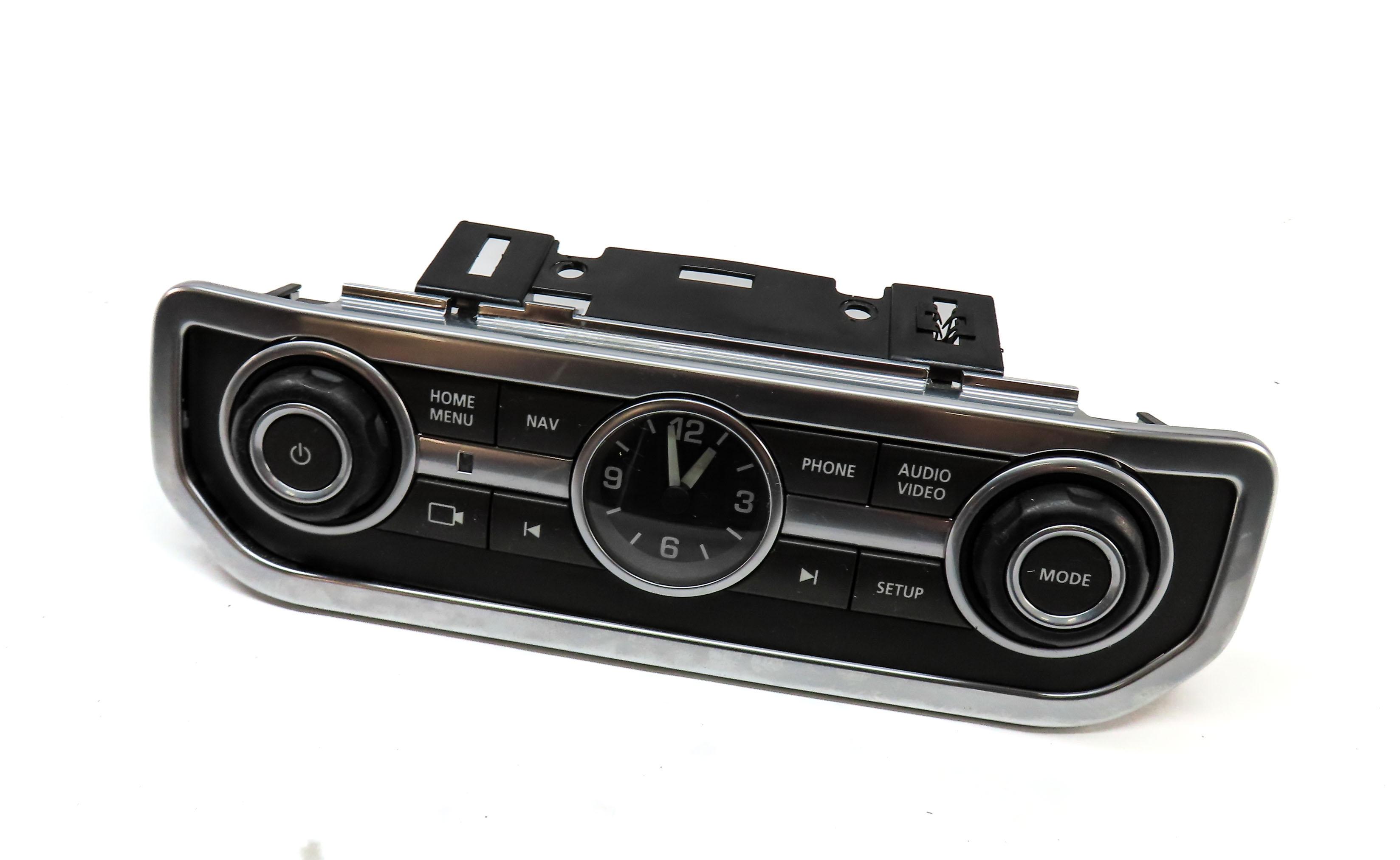 2014 LAND ROVER LR4 RADIO NAVIGATION PHONE VIDEO CLOCK INFO SWITCH BUTTON PANEL — exact item pictured
