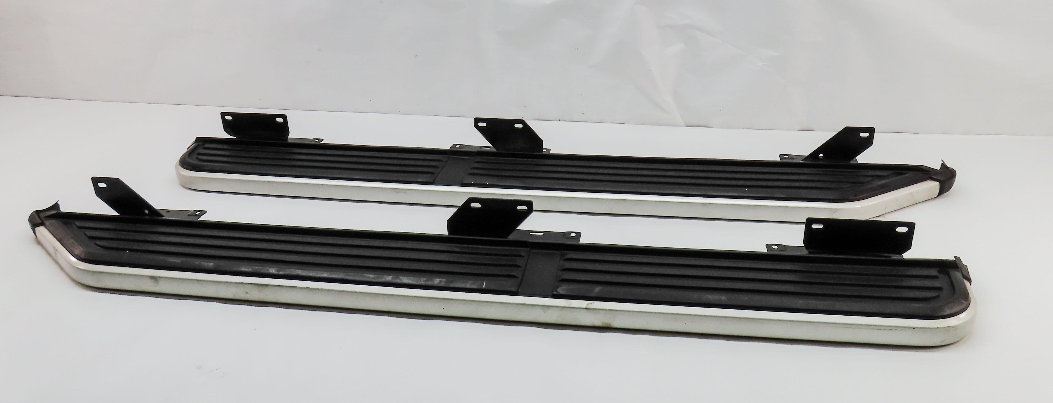 2014 LAND ROVER LR4 FRONT LEFT & RIGHT RUNNING BOARD STEP SET2 w/ MOUNT BRACKETS — exact item pictured