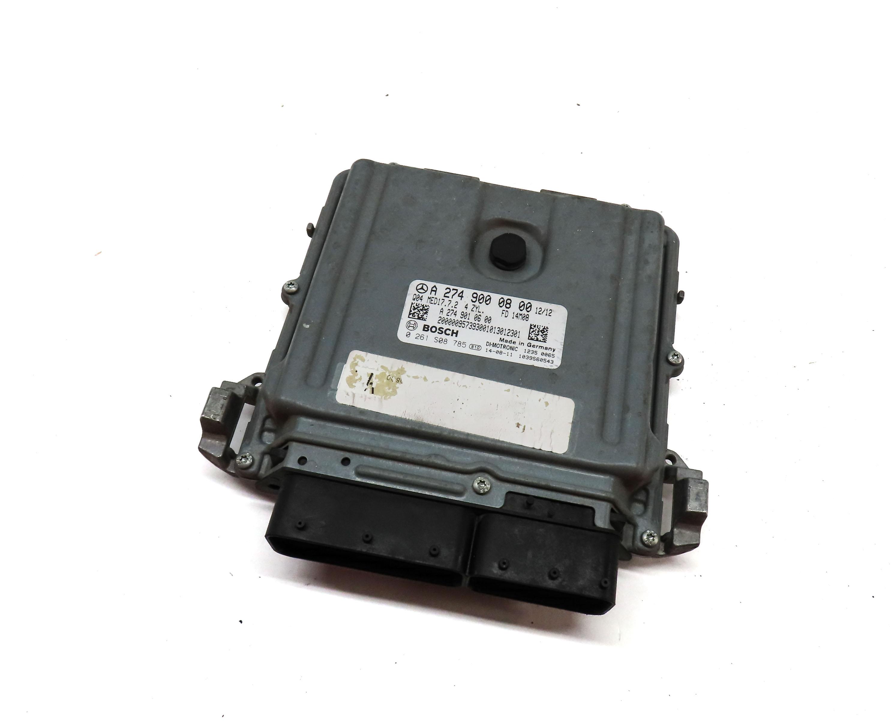 15-16 MERCEDES C300 C350E (W205) 2.0LM274 TURBO ENGINE CONTROL MODULE COMPUTER — exact item pictured