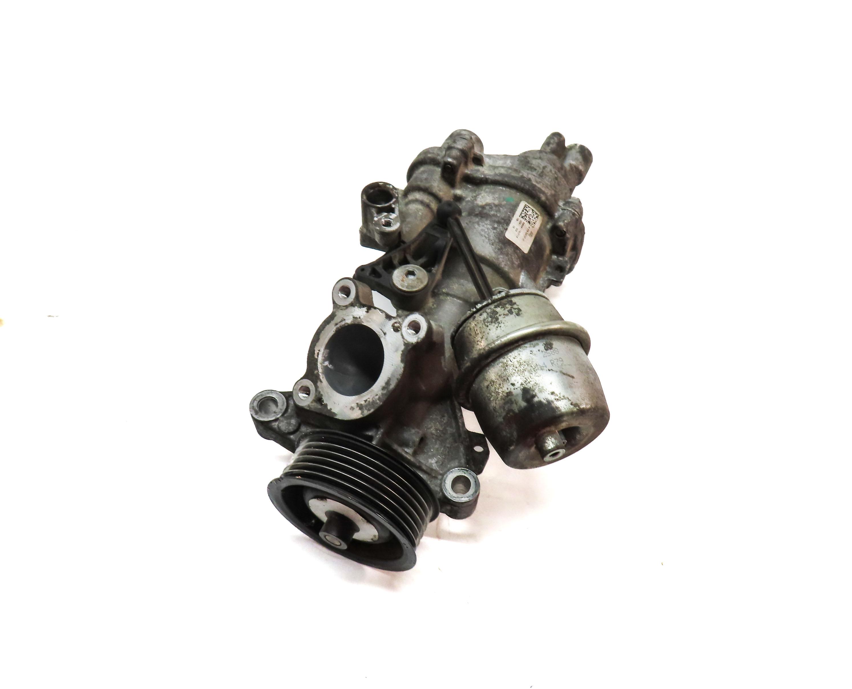 2015 MERCEDES C300 (W205) 2.0L M274 TURBO ENGINE WATER PUMP w/ THERMOSTAT — exact item pictured