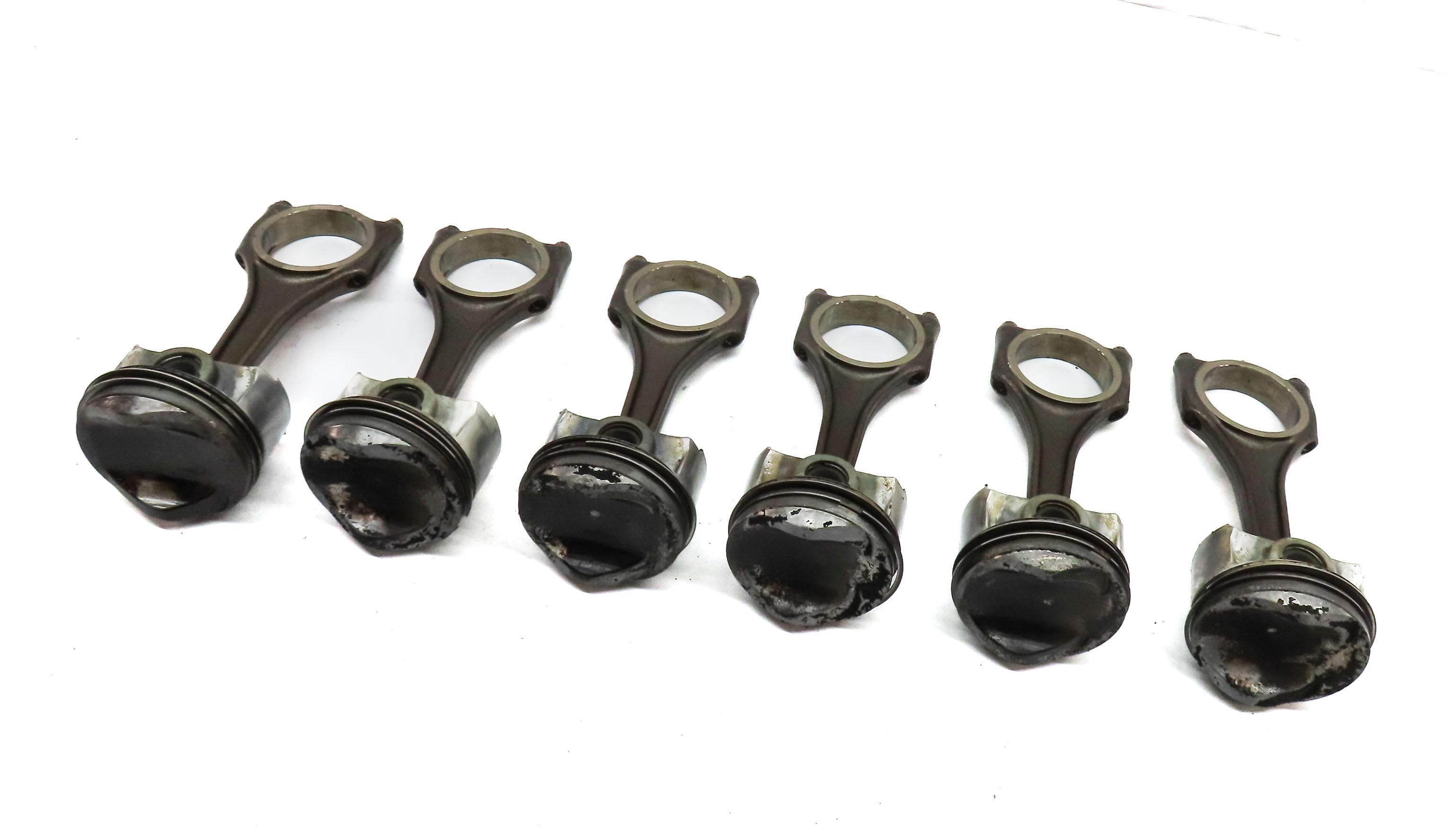 09-17 AUDI A6 A7 Q5 Q7 S4 S5 SQ5 C7 B8 4L 3.0L SUPER PISTON & CONNECTING ROD SET — exact item pictured