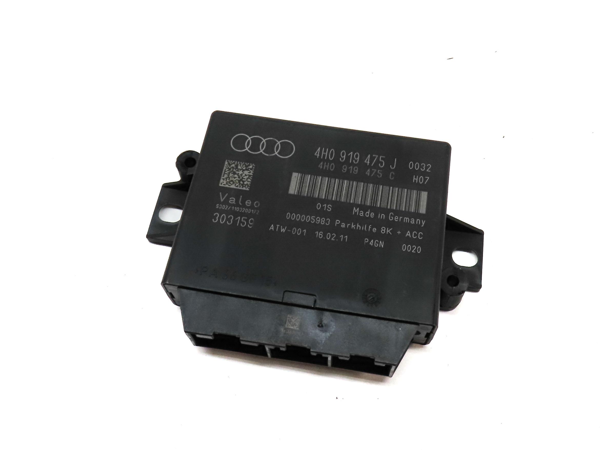 2012 AUDI A6 A7 (C7) PDC PARK ASSIST PARK DISTANCE SENSOR CONTROL MODULE — exact item pictured