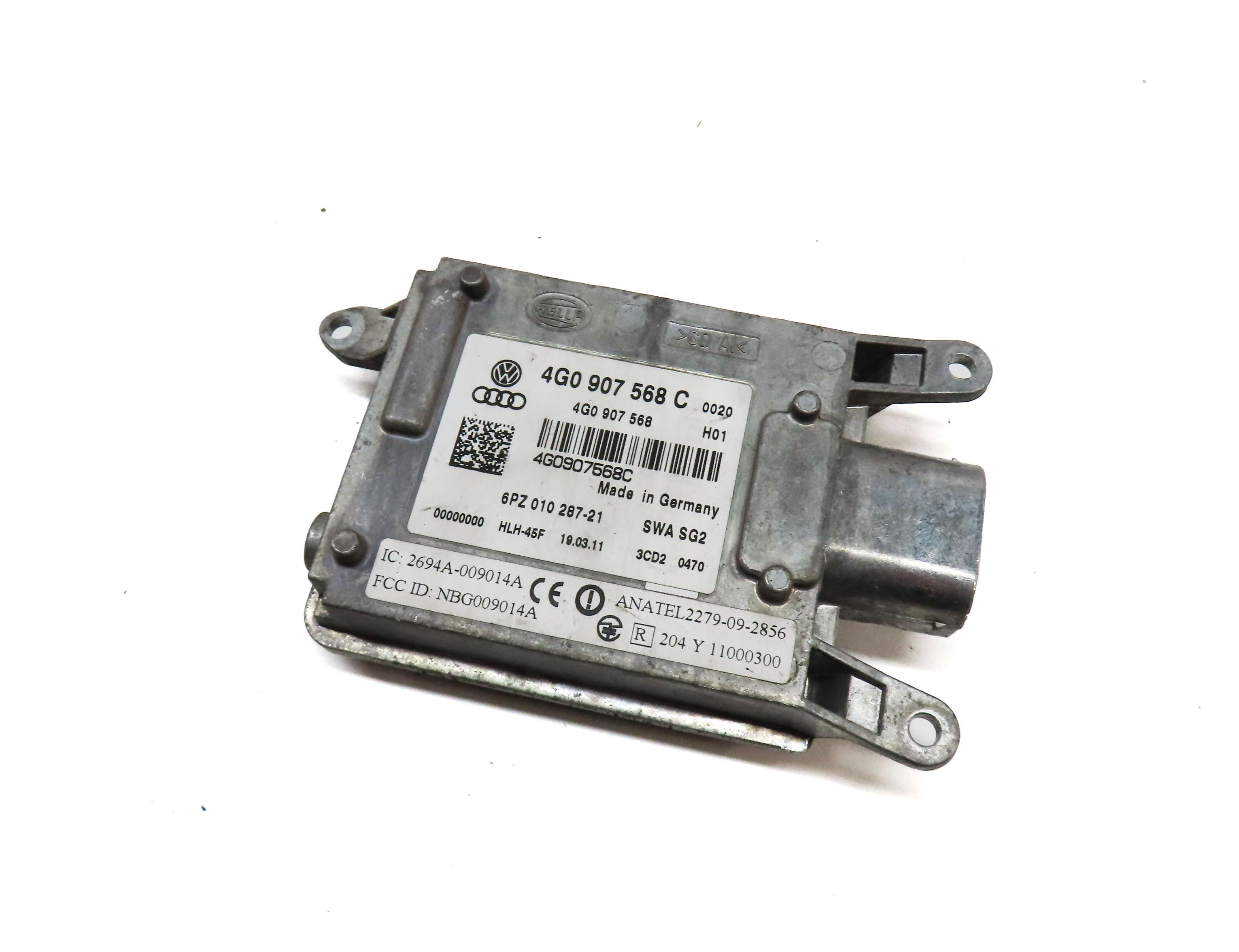 2012-2015 AUDI A6 S6 (C7) LEFT DRIVER REAR BLIND SPOT ALERT MODULE (SLAVE) — exact item pictured
