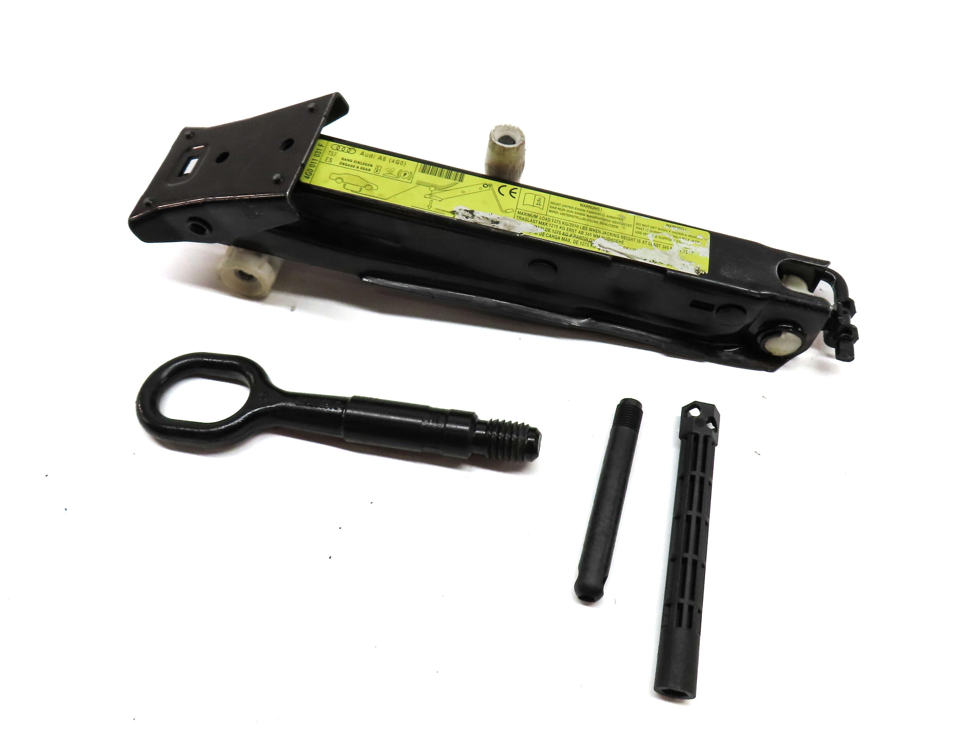 2012-2018 AUDI A6 S6 A7 S7 RS7 (C7) SPARE TIRE WHEEL SCISSOR JACK w/ TOOL KIT — exact item pictured