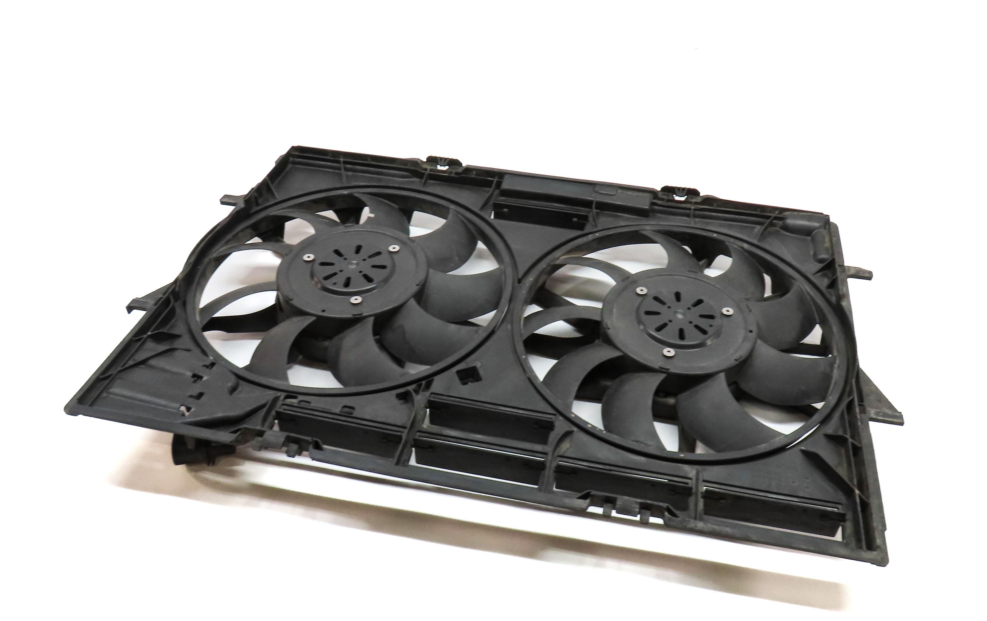 12-18 AUDI A6 A7 (C7) 3.0L SUPERCHARGED ENGINE - RADIATOR COOLING FAN w/ SHROUD — exact item pictured