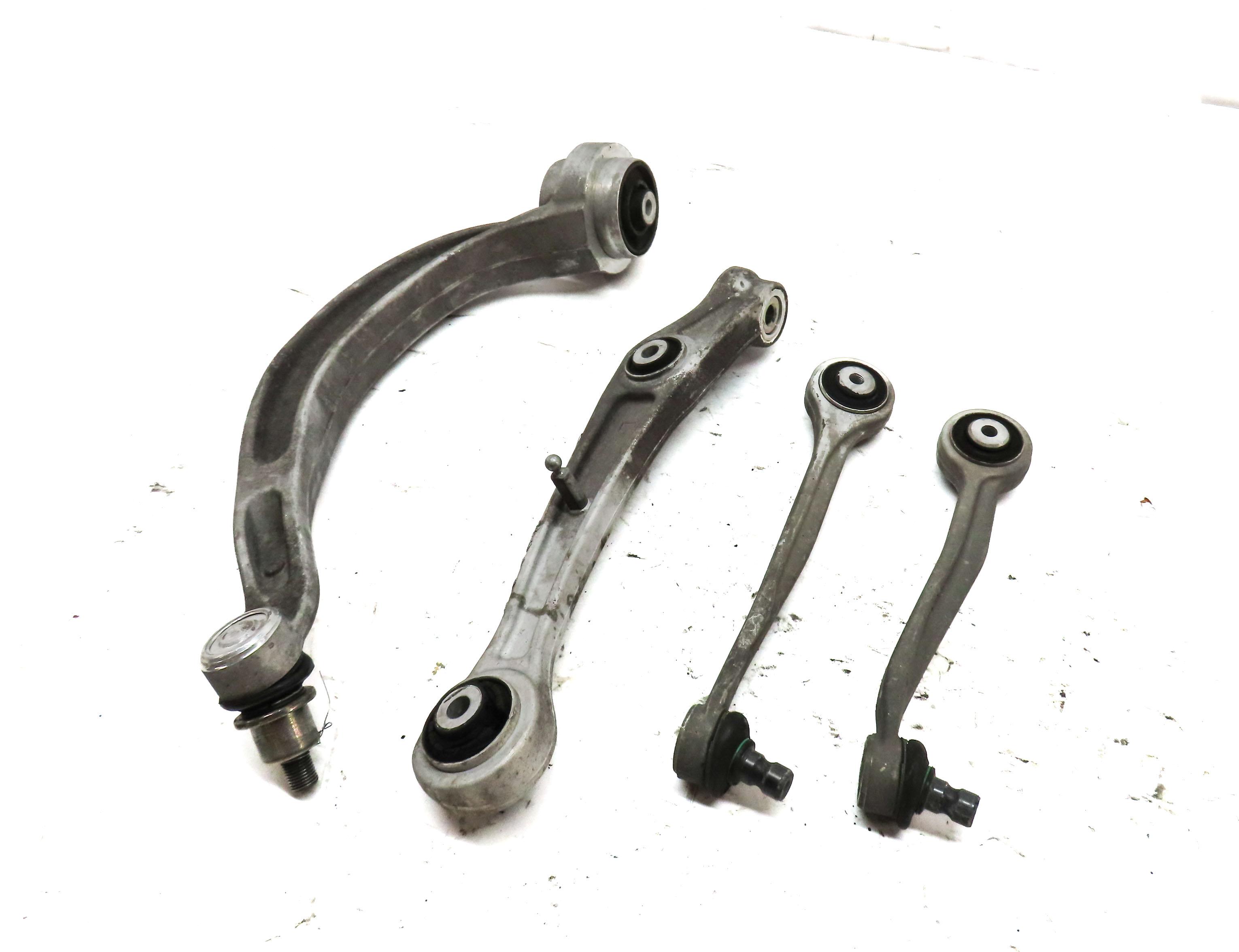 2009-2017 AUDI Q5 (8R) FRONT LEFT DRIVER SIDE FORWARD REARWARD CONTROL ARM SET 4 — exact item pictured