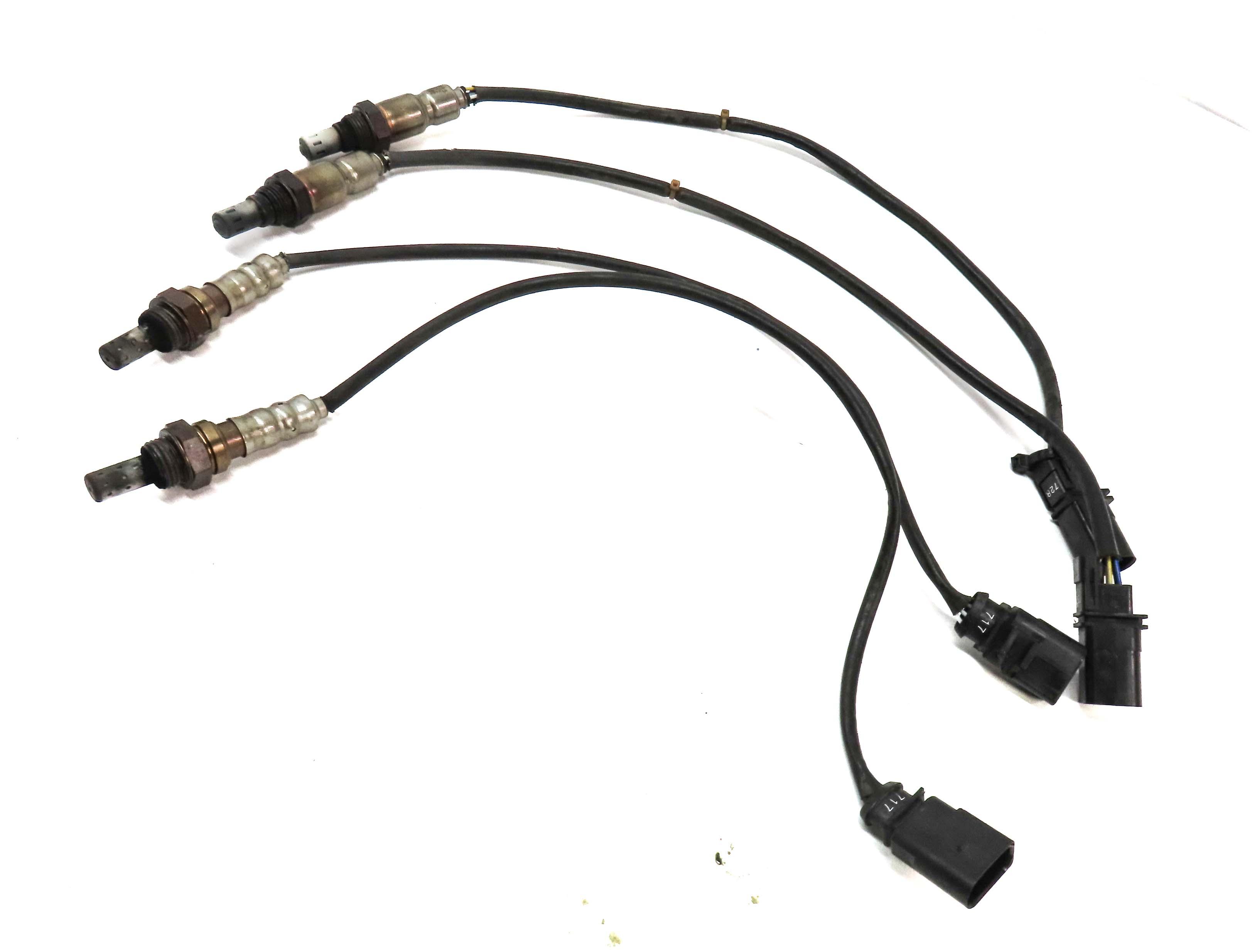 2014 AUDI S4 (B8 8K) 3.0L SUPER CTUB ENGINE PRE POST CAT O2 OXYGEN SENSOR SET 4 — exact item pictured