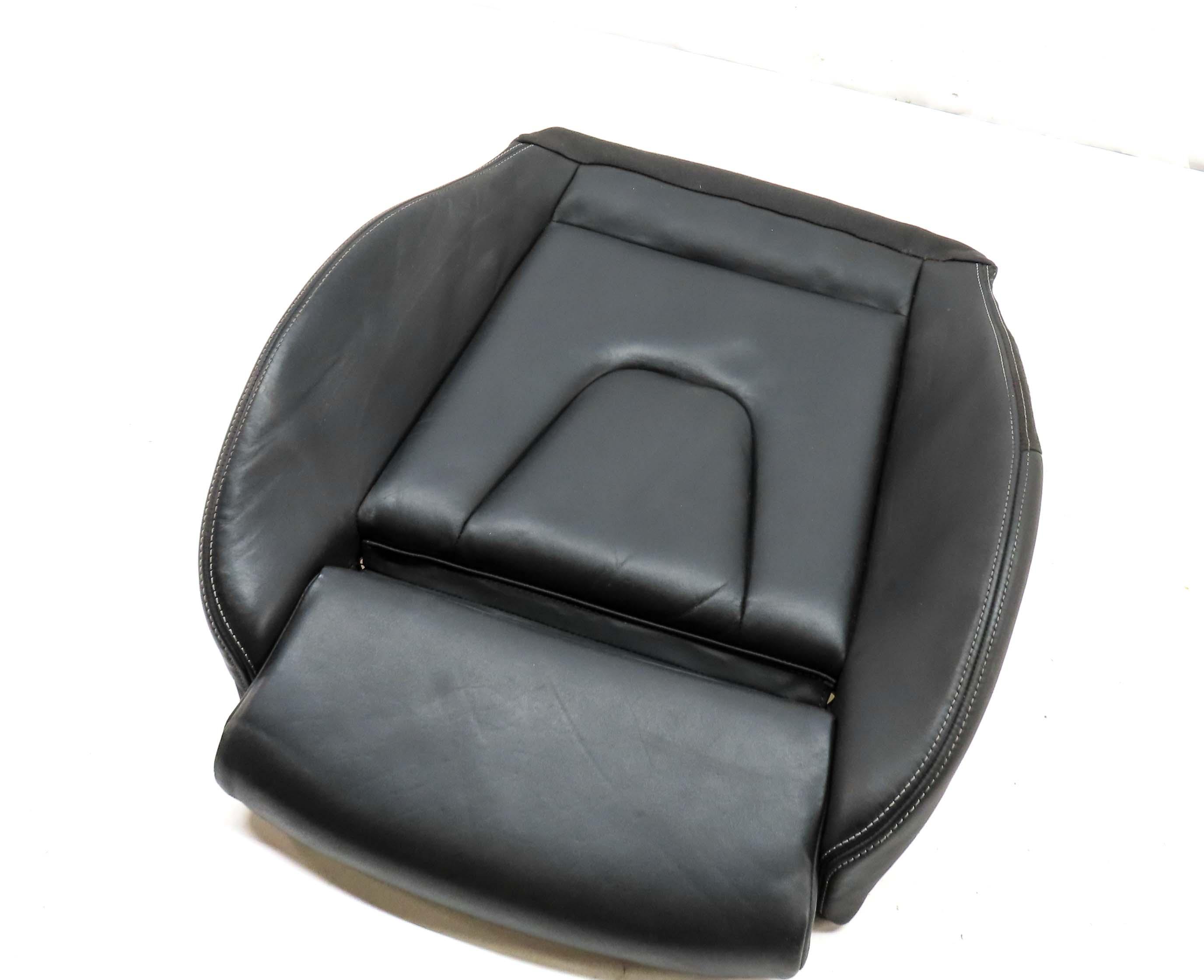 2014 AUDI S4 (B8 8K) FRONT RIGHT LOWER HEATED SPORT SEAT CUSHION (BLACK) — exact item pictured