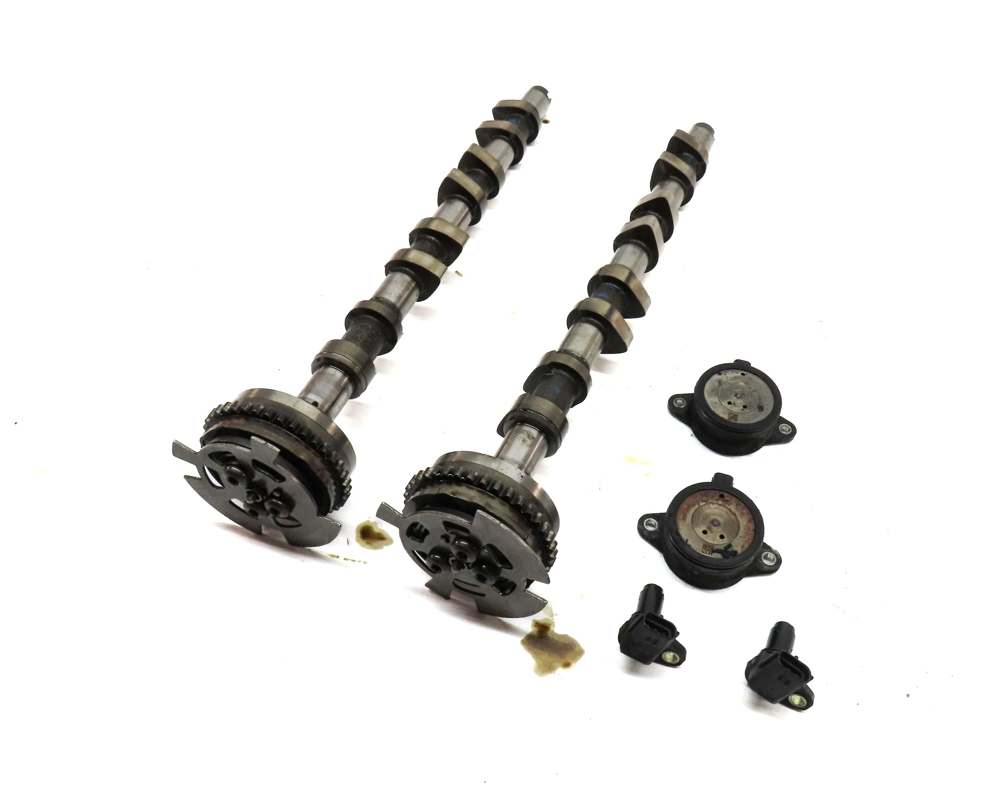 10-19 RANGE ROVER SPORT 5.0L SUPER LEFT HEAD INTAKE EXHAUST CAMSHAFT & GEAR SET2 — exact item pictured