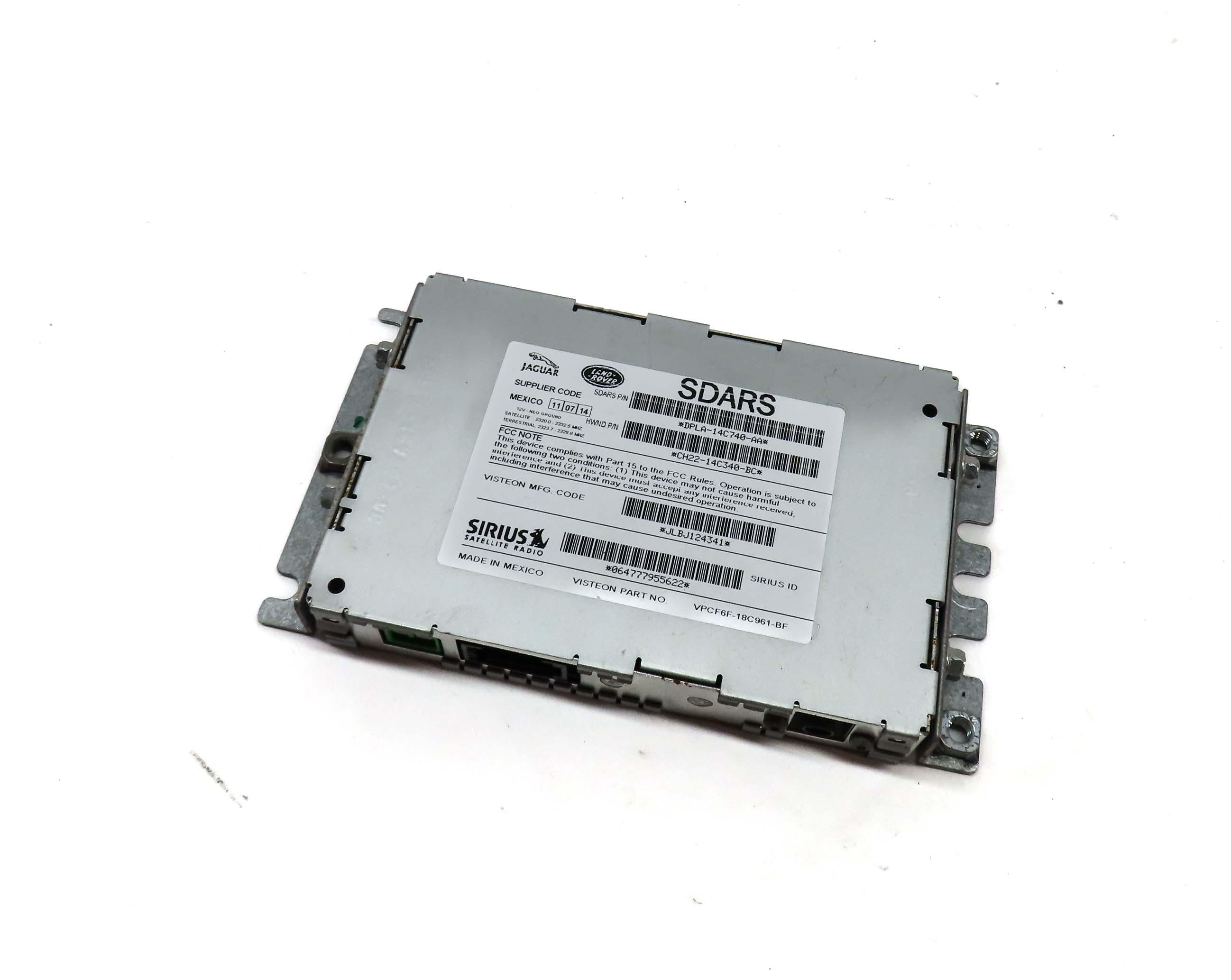 13-19 DISCOVERY SPORT LR4 RANGE ROVER SPORT EVOQUE - SIRIUS SATELLITE RECEIVER — exact item pictured