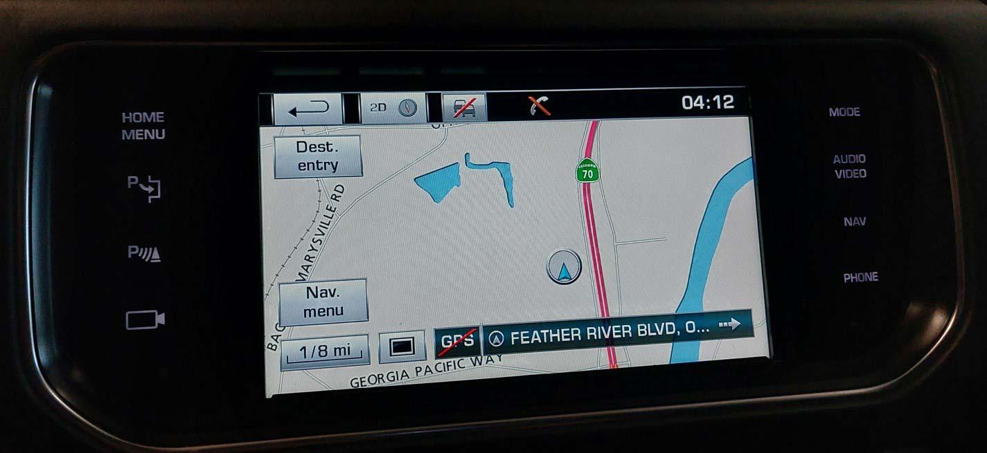 2015 RANGE ROVER (L405) RADIO STEREO INFORMATION GPS NAVIGATION TOUCH SCREEN — exact item pictured