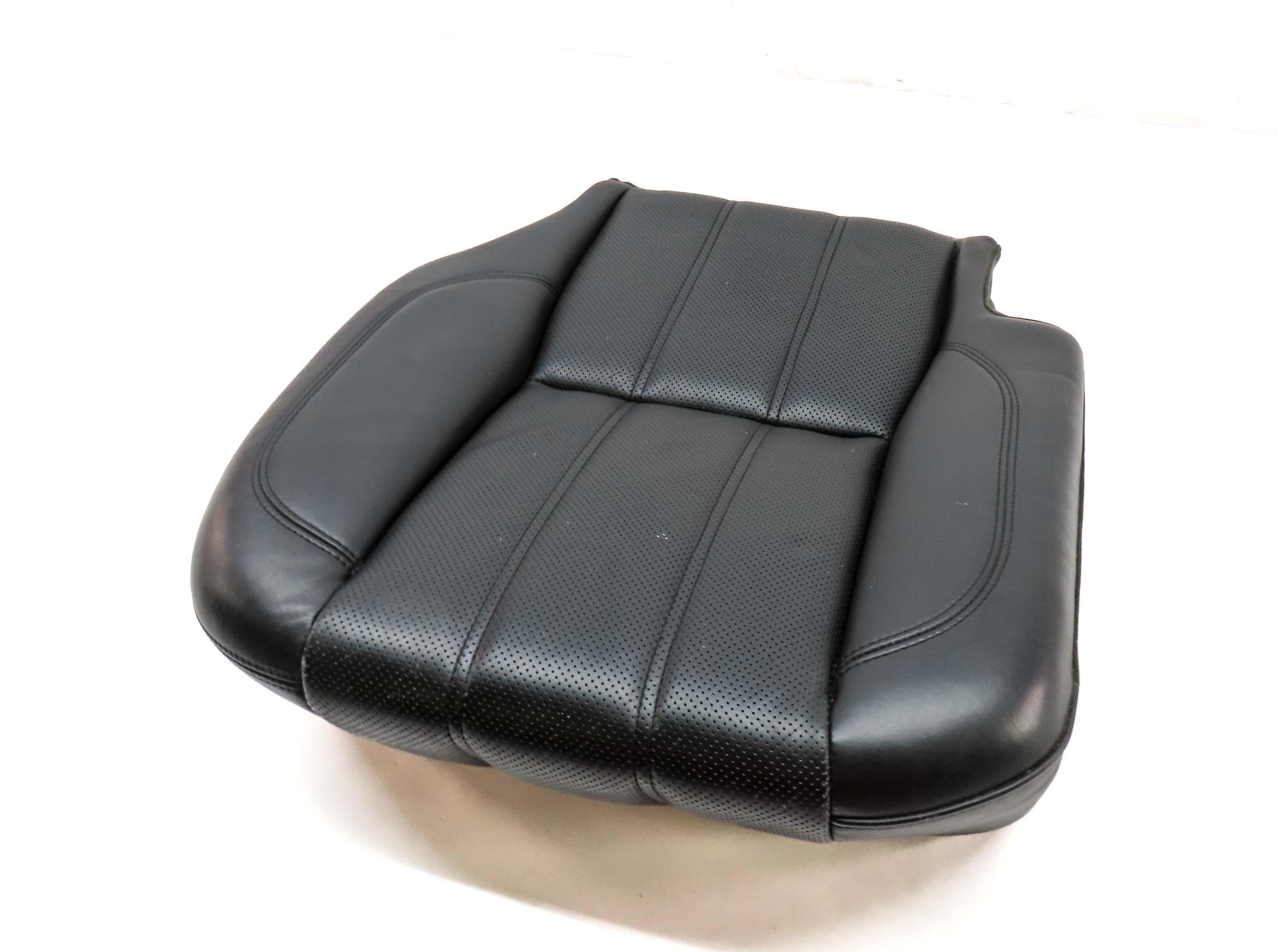 2015 LAND RANGE ROVER (L405) REAR RIGHT LOWER SEAT CUSHION (EBONY BLACK LEATHER) — exact item pictured