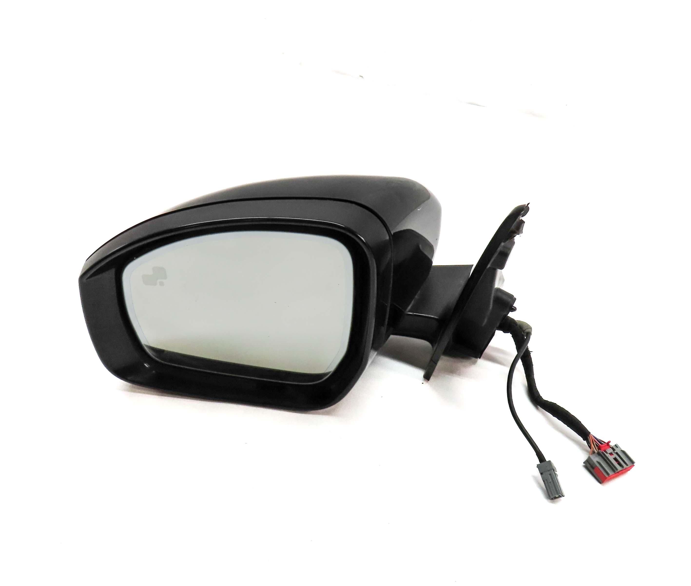 2014-2017 RANGE ROVER (L405) LEFT AUTODIM BLIND SPOT CAMERA DOOR MIRROR (BLACK) — exact item pictured