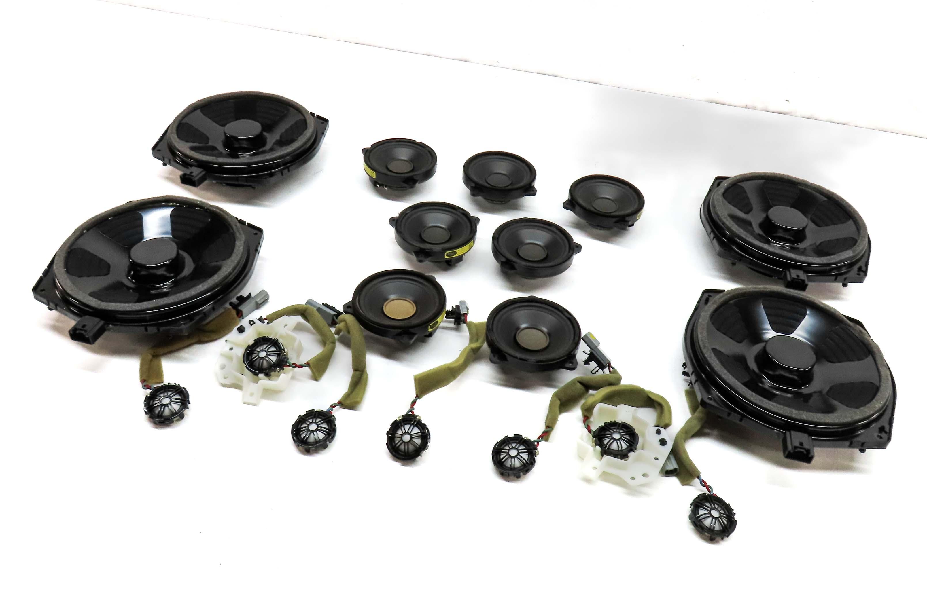 2015 LAND RANGE ROVER (L405) FRONT REAR WOOFER MIDRANGE TWEETER SPEAKER SET 18 — exact item pictured