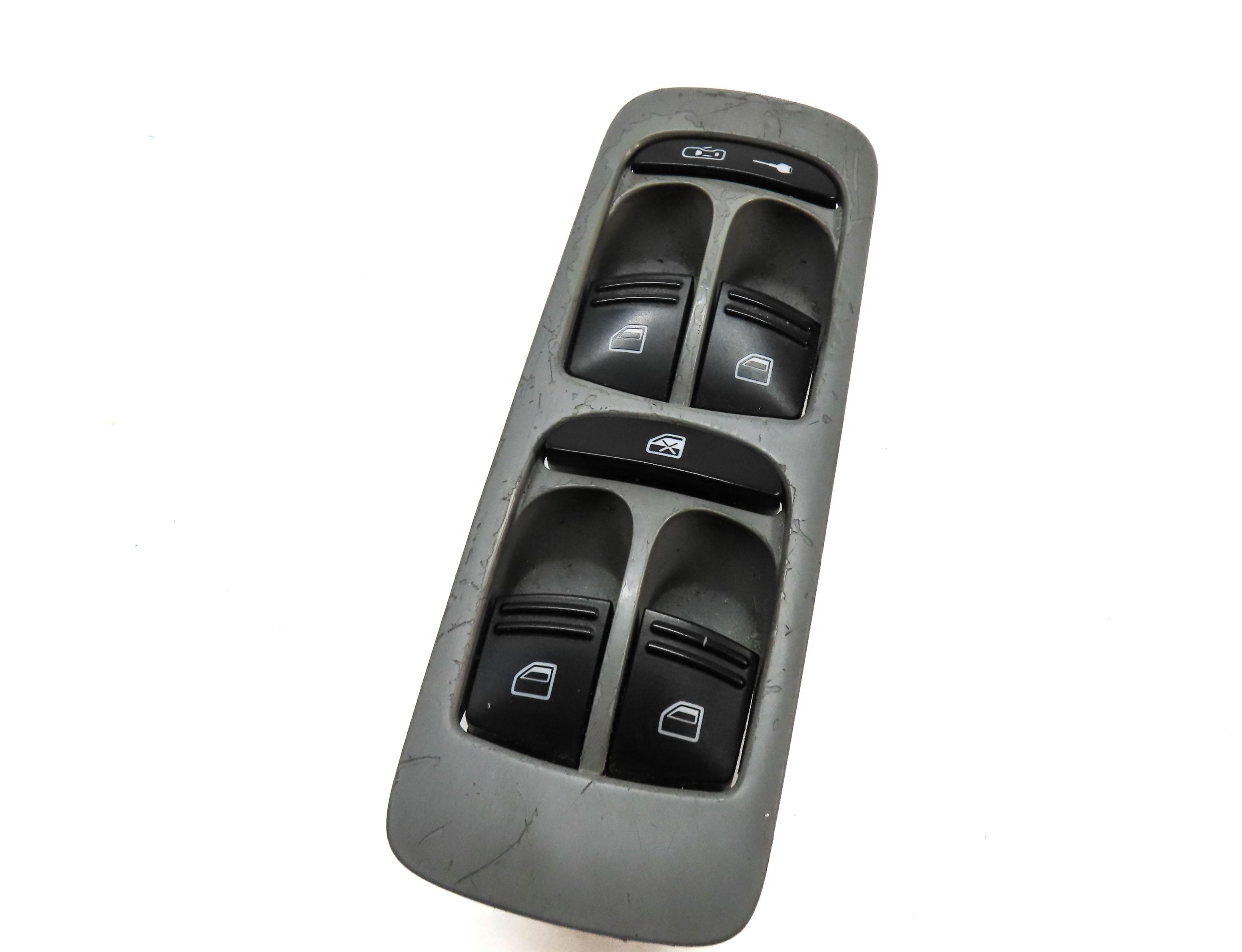 2003-2010 PORSCHE CAYENNE (955 957) LEFT FRONT DRIVER DOOR WINDOW SWITCH (GREY) — exact item pictured