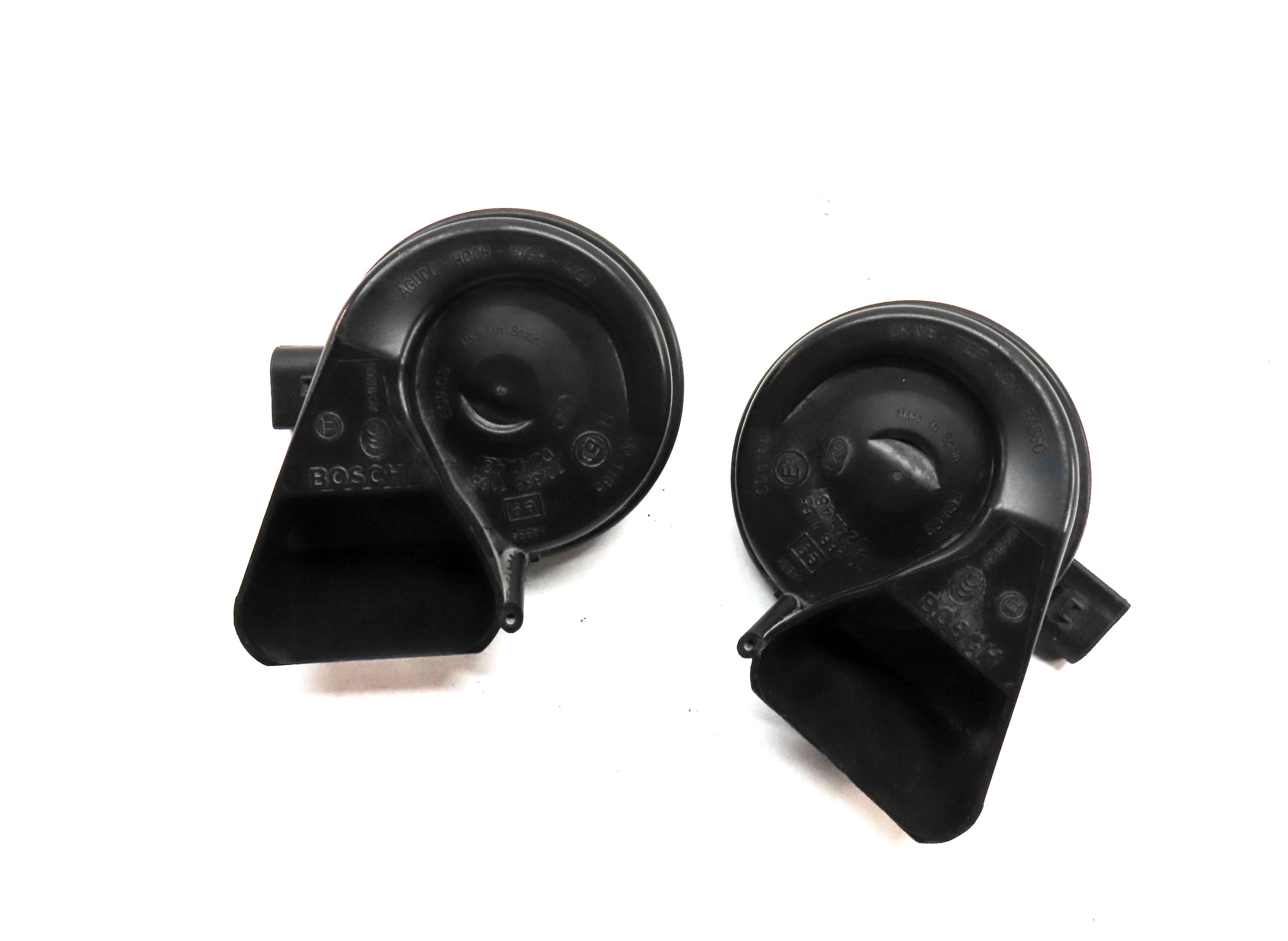 2007-2015 AUDI Q7 R8 (4L 4S) HIGH & LOW TONE HORN SET-2 — exact item pictured