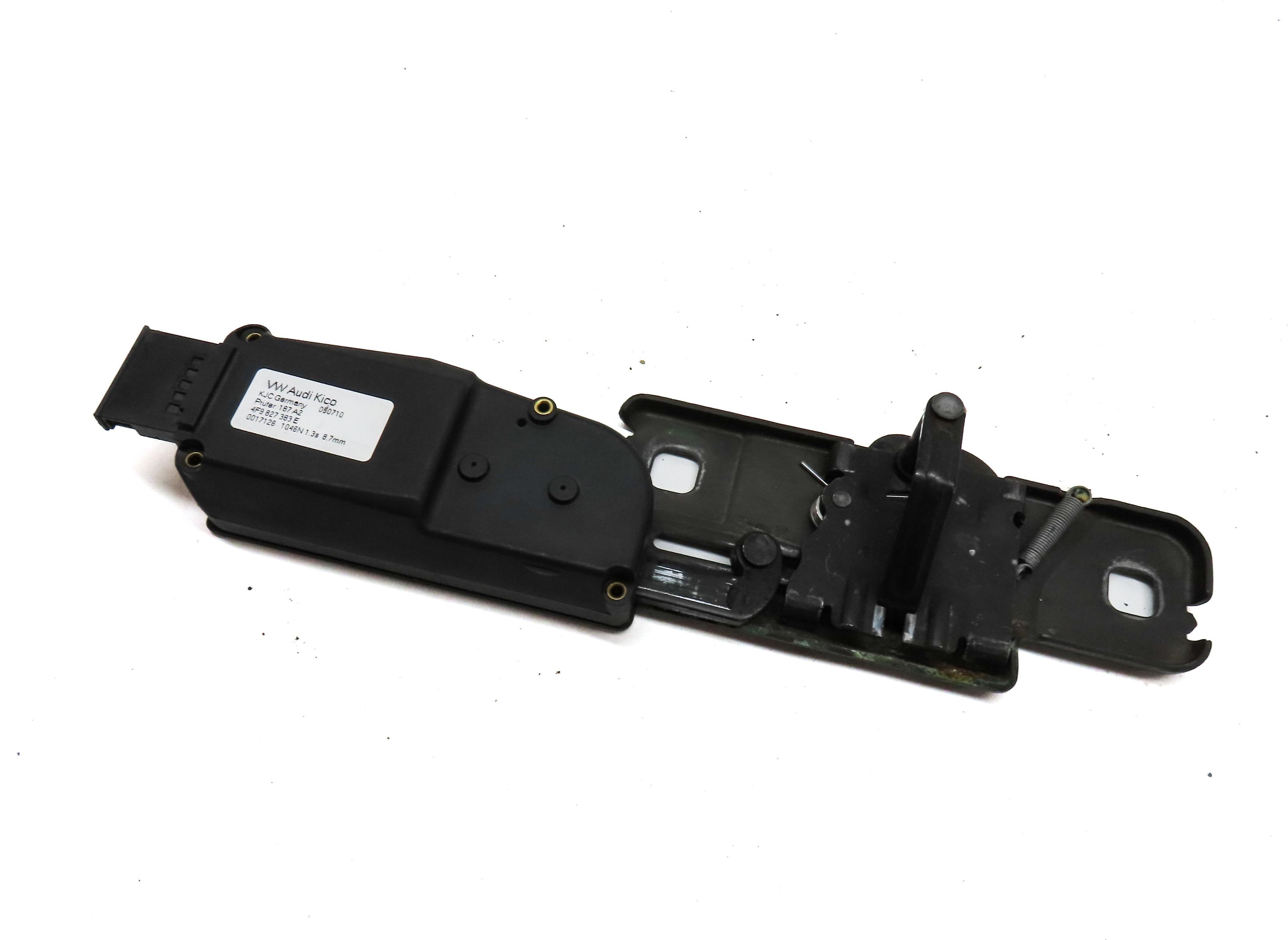 2011 AUDI Q7 (4L) REAR TRUNK LOCK LATCH STRIKER PLATE w/ ACTUATOR MOTOR — exact item pictured