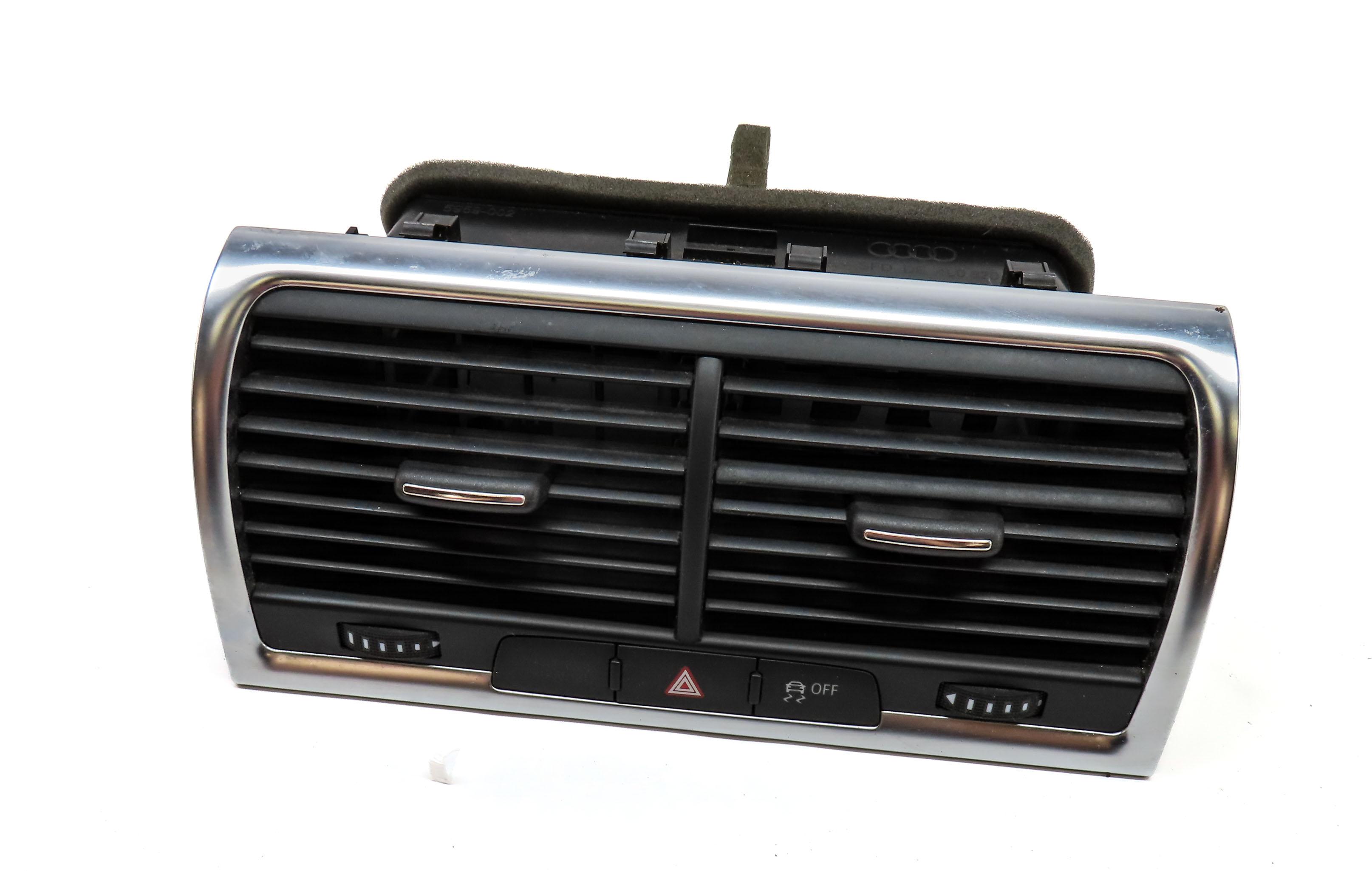 2011 AUDI Q7 (4L) FRONT CENTER DASH A/C HEATER DUAL AIR VENT w/ HAZARD TRACTION — exact item pictured