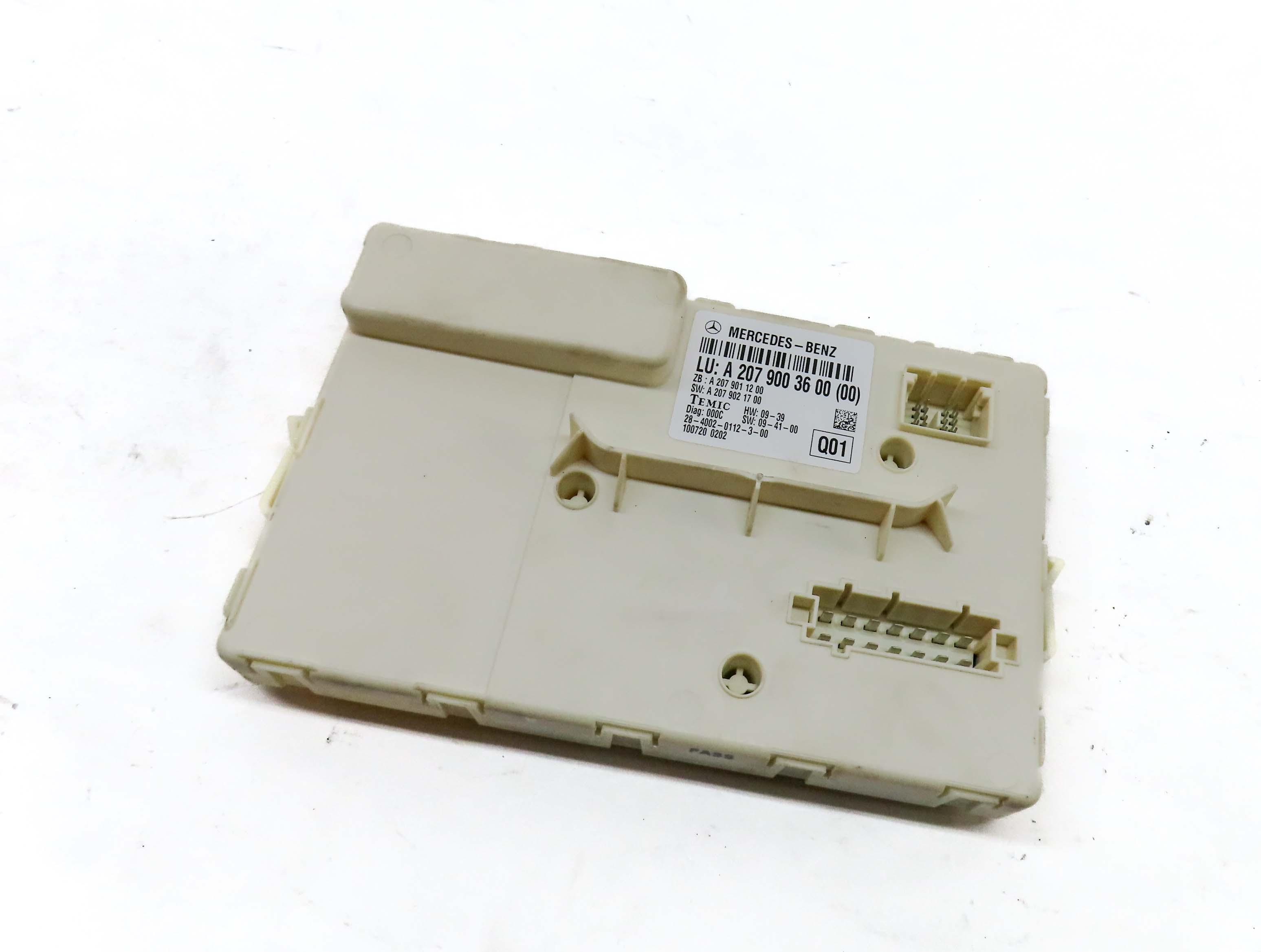 2010-2011 MERCEDES BENZ E350 E550 (C207) COUPE - QUARTER WINDOW CONTROL MODULE — exact item pictured